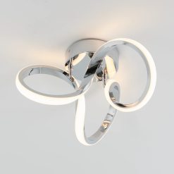 Artika Swirl 14 in. (35 cm) Modern LED Flush Mount Ceiling Light