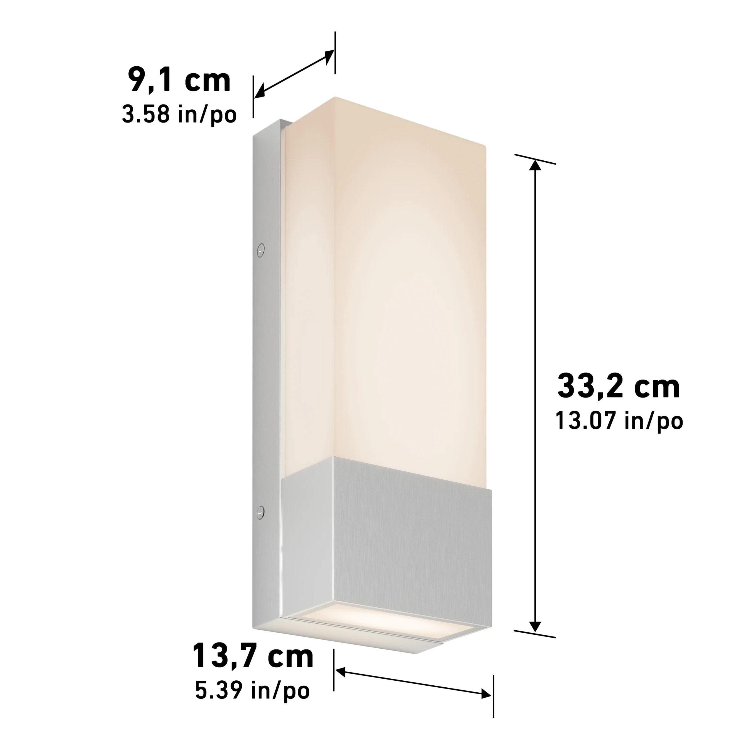 Artika Dixon indoor-outdoors LED wall light - Image 22