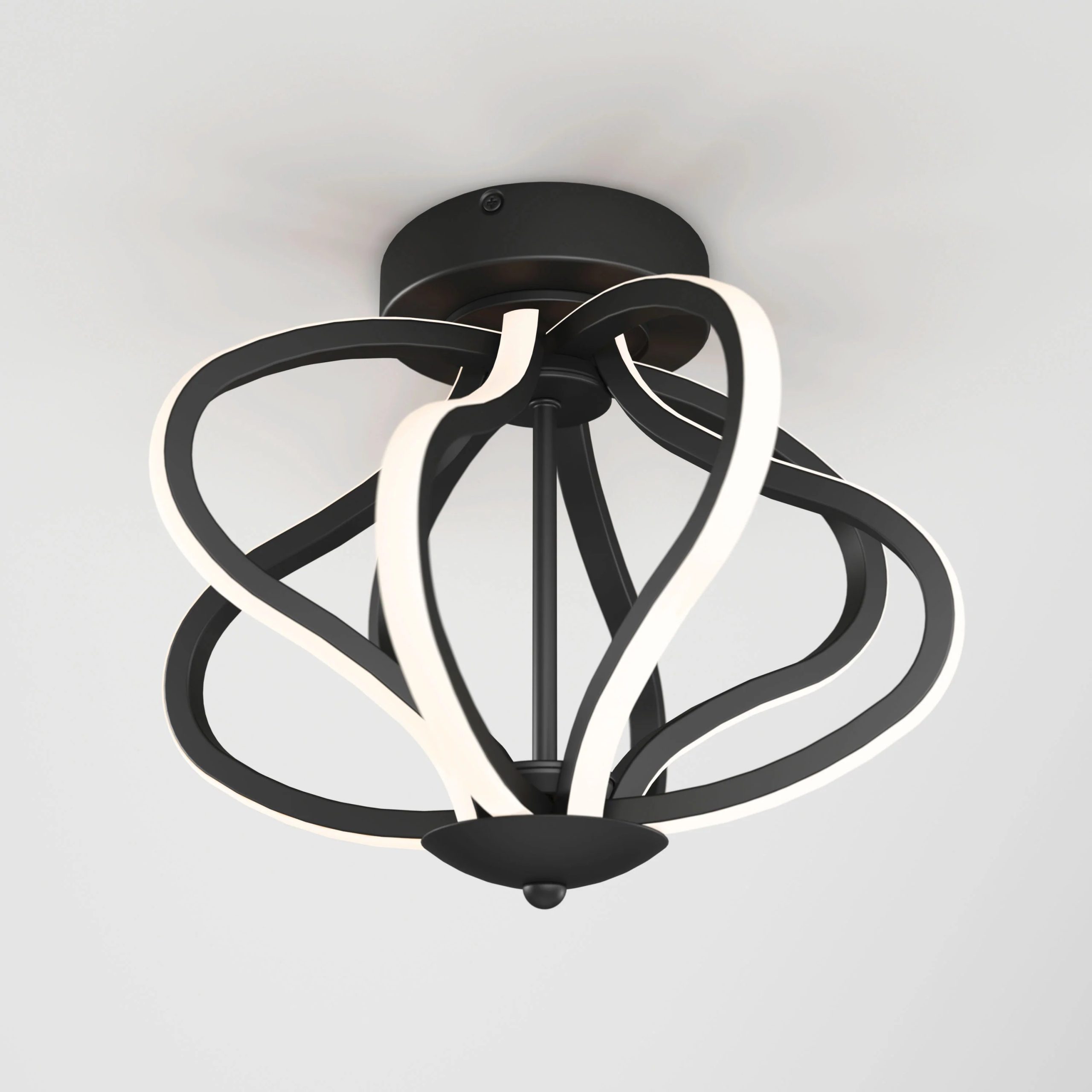 Artika Meridian 12 in. (31 cm) Modern LED Flush Mount Ceiling Light - Image 5