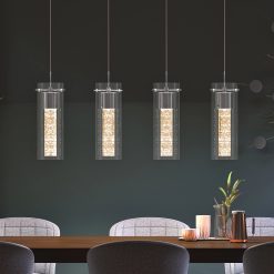 Alternative view of Artika Bubble Flow 4-light LED pendant light