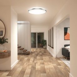 Alternative view of Artika Jupiter 23 in. (58 cm) Modern LED Flush Mount Ceiling Light - with remote