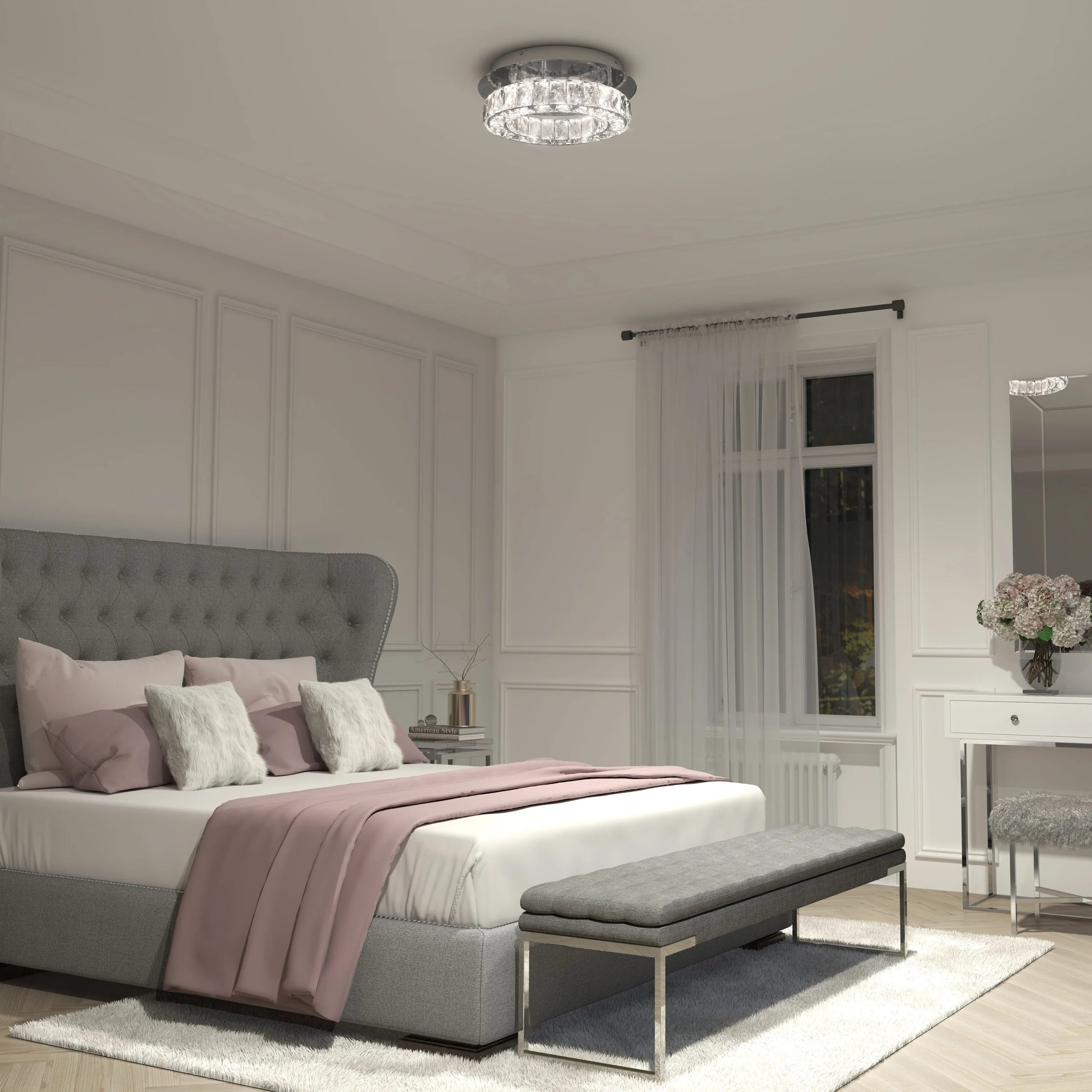 Artika Celebrity 14s in. (35 cm) LED Flush Mount Ceiling Light - Image 2