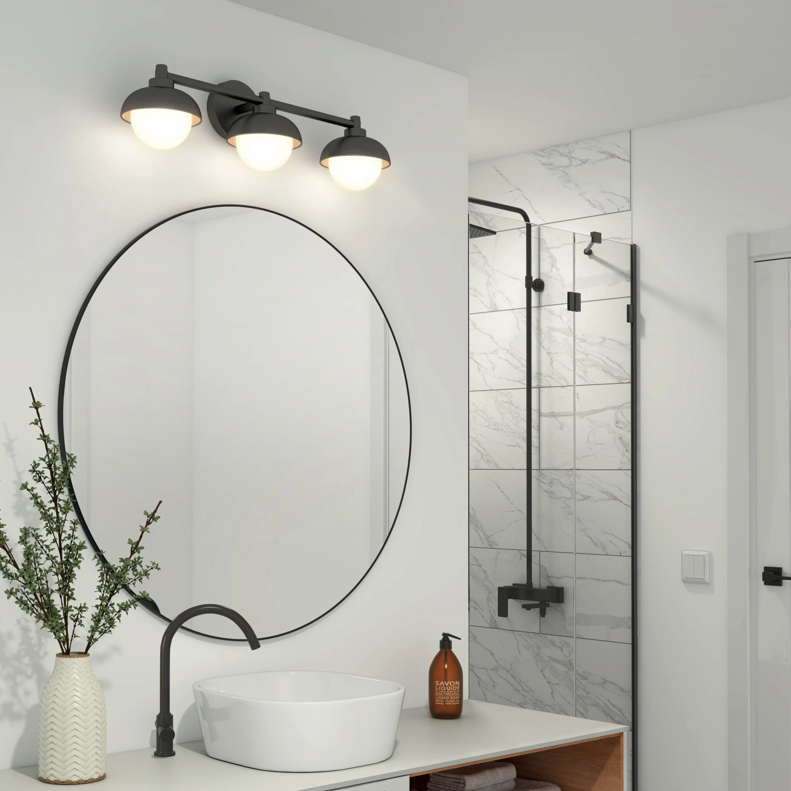 Artika Boden 27-in (69 cm) Integrated LED 5-CCT Vanity Light Bar for Bathroom - Image 12