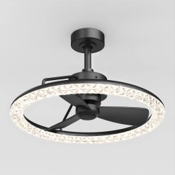 Artika Carat 23 in. (58 cm) LED modern fandelier ceiling fan with light - includes remote