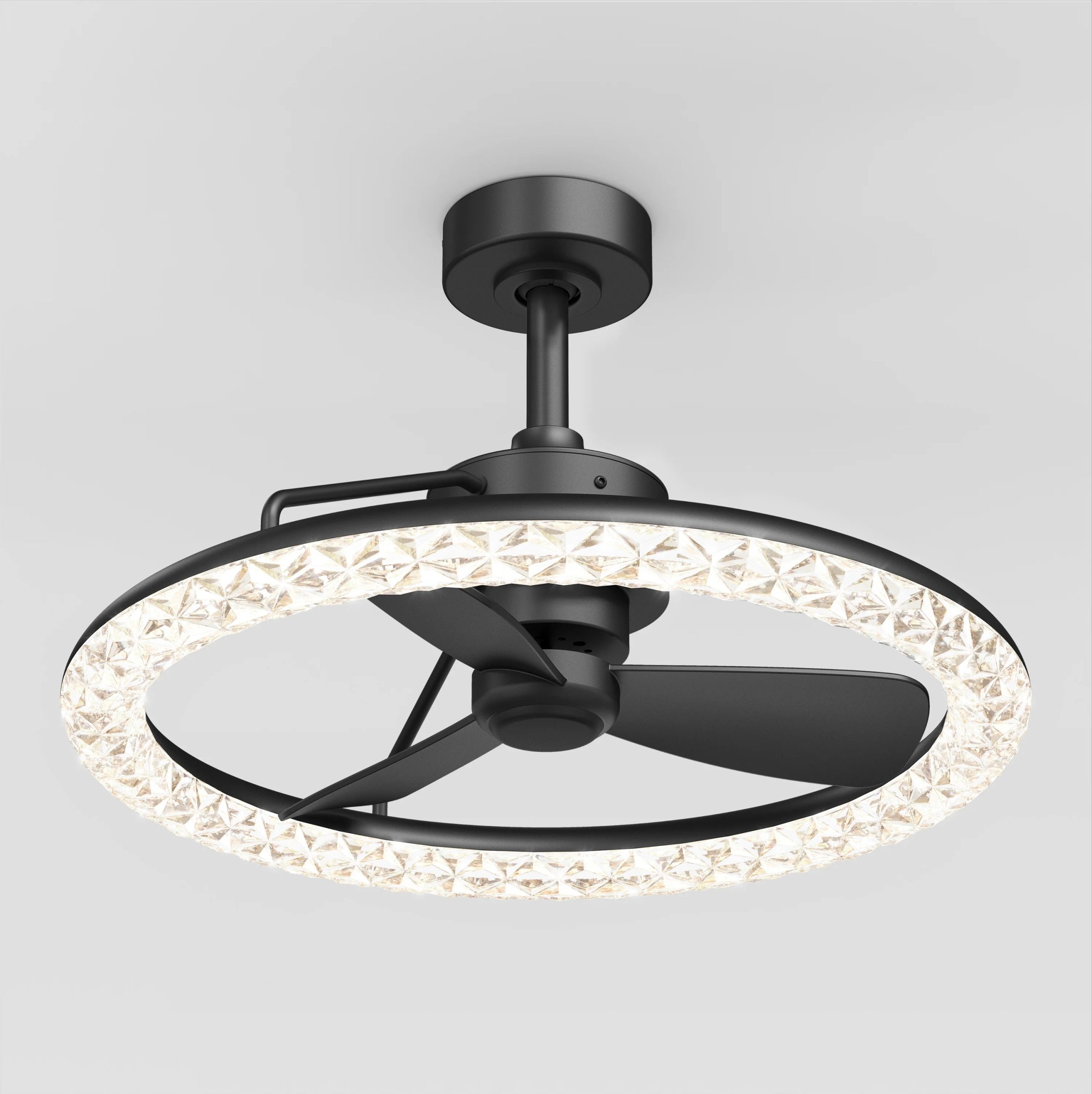 Artika Carat 23 in. (58 cm) LED modern fandelier ceiling fan with light - includes remote
