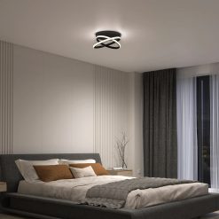 Alternative view of Artika Orbia 14 in. (36 cm) Modern LED Flush Mount Ceiling Light 3 CCT
