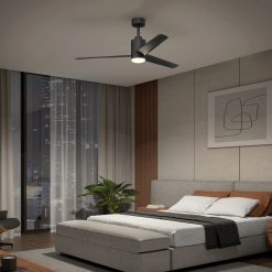 Alternative view of Artika Ellison 52 in. (132 cm) LED modern fandelier ceiling fan with light - includes remote