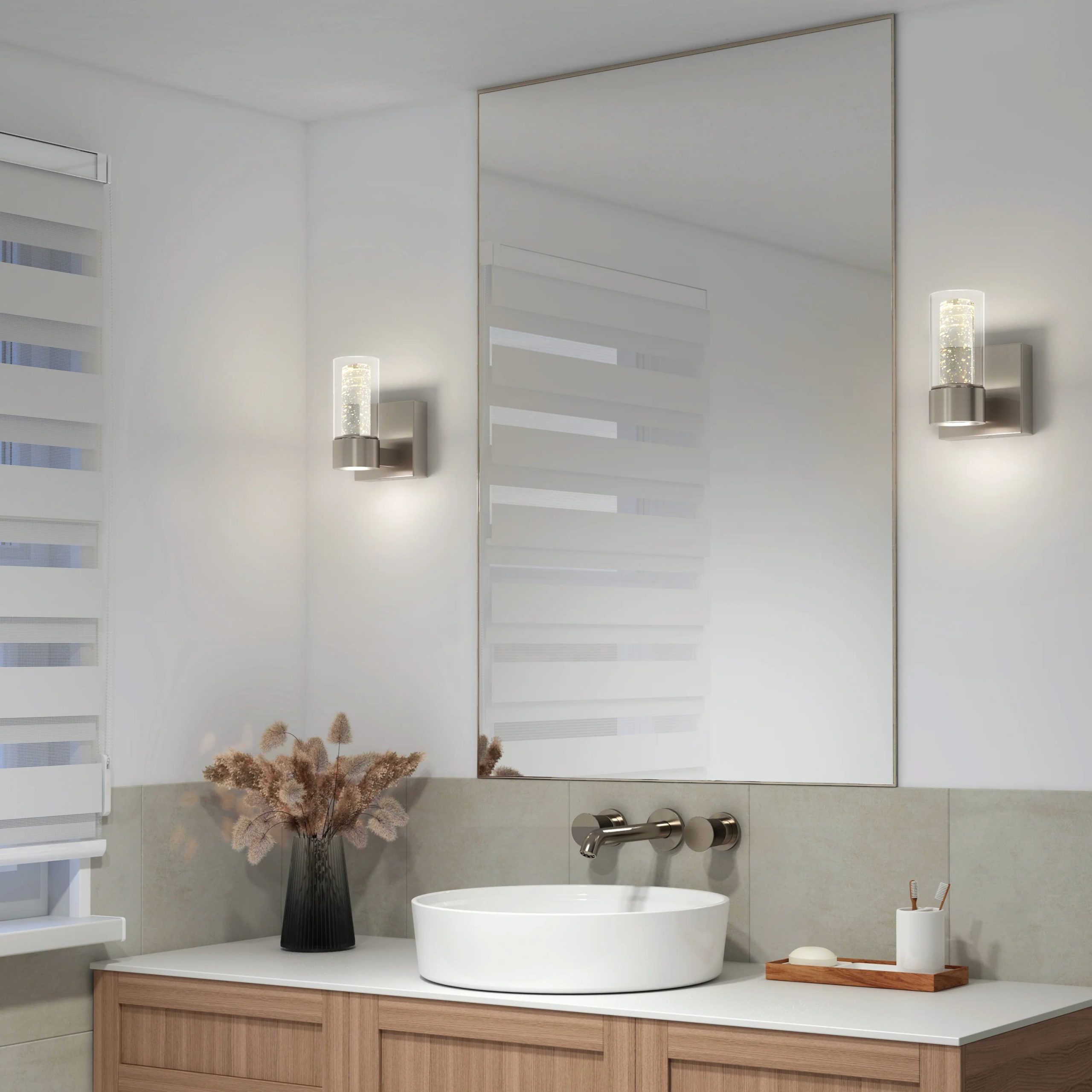 Artika Essence 4-in (11 cm) 1-Light Modern LED Vanity Light for Bathroom - Image 30