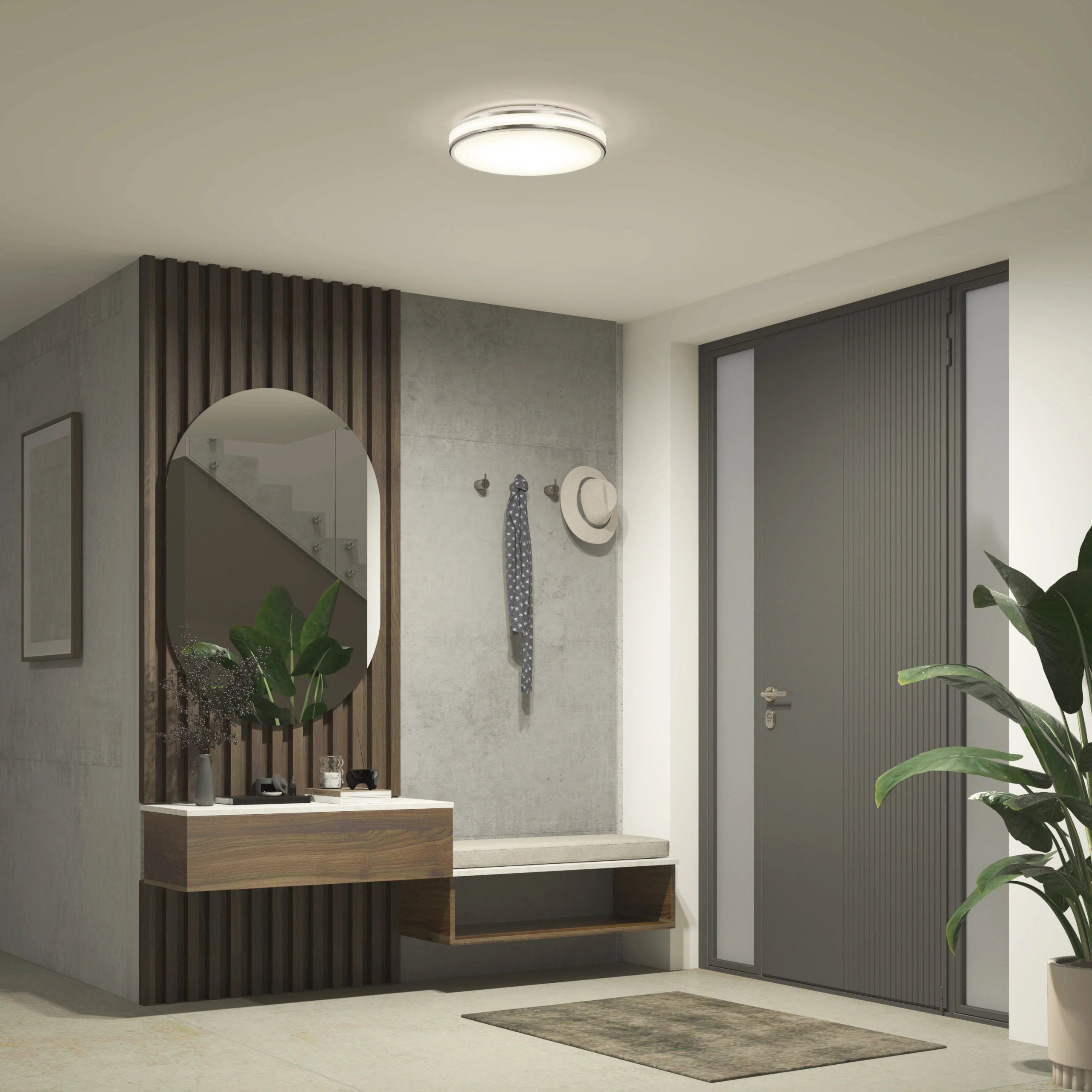 Artika Hemisphere 15 in. (38 cm) Modern LED Flush Mount Ceiling Light 5 CCT - Image 9