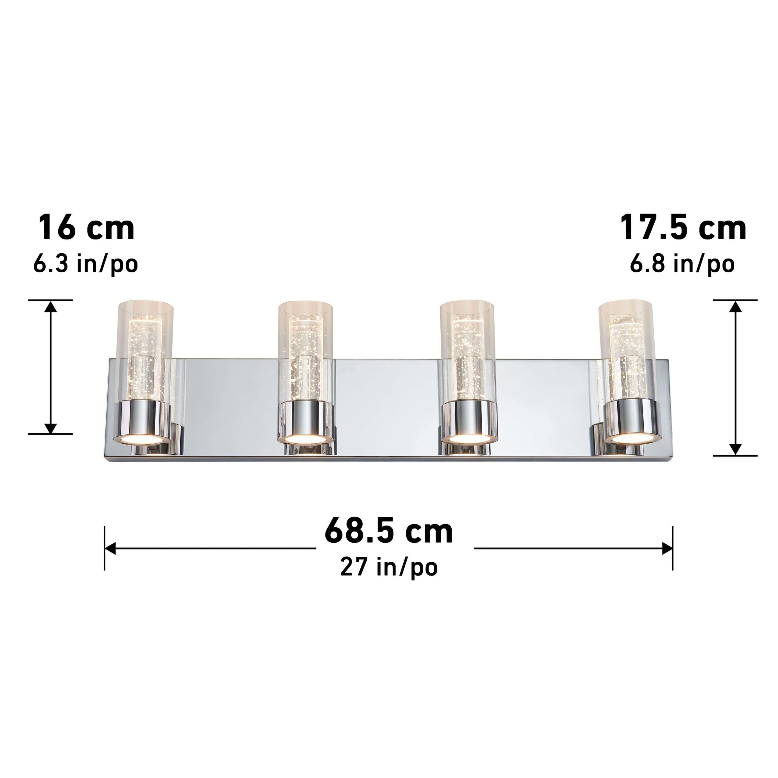 Artika Essence 27-in (68.58 cm) 1-Light Modern LED Vanity Light for Bathroom - Image 9