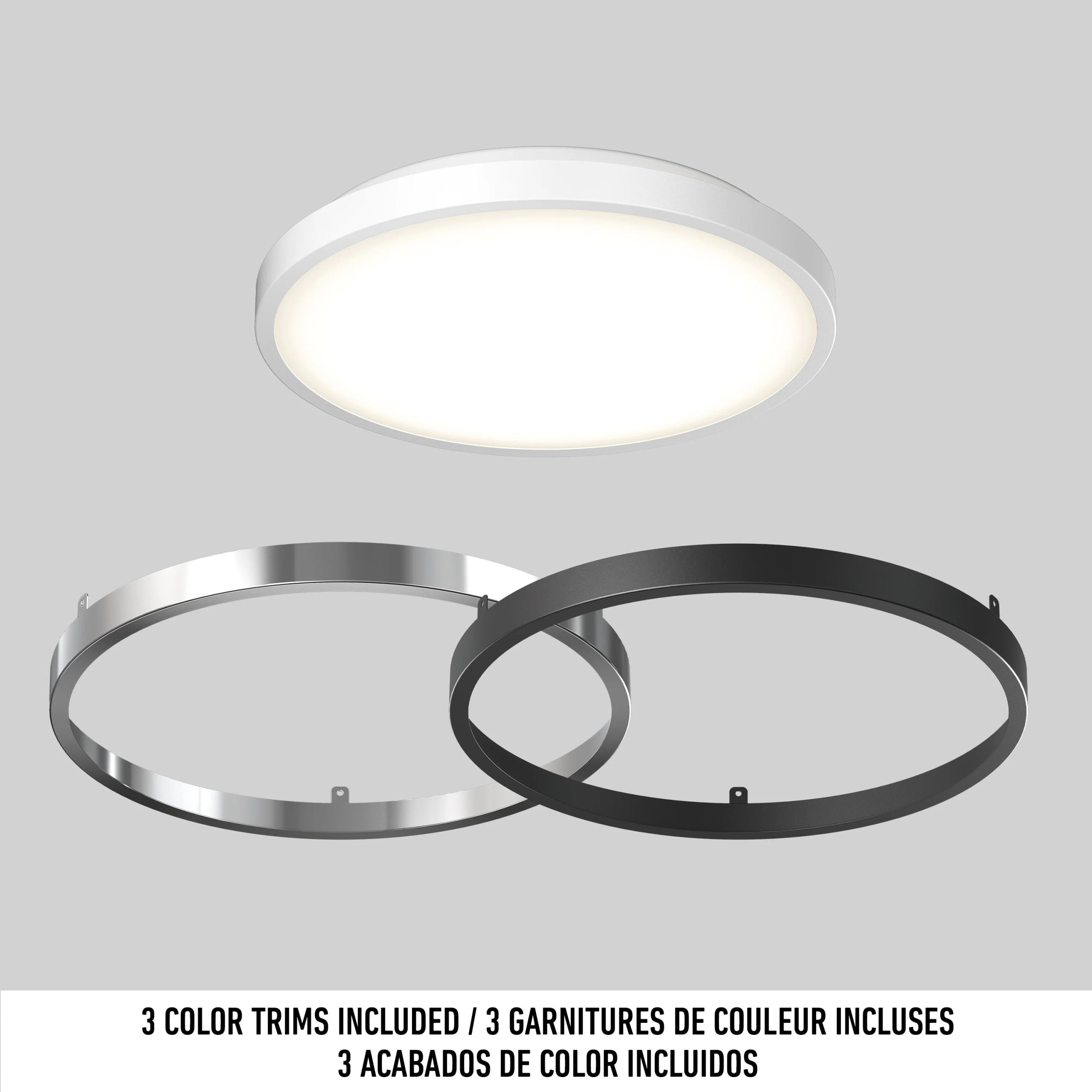 Artika Isara 12 in. (30 cm) RGBIC LED Flush Mount Interchangeable Trim - Image 8