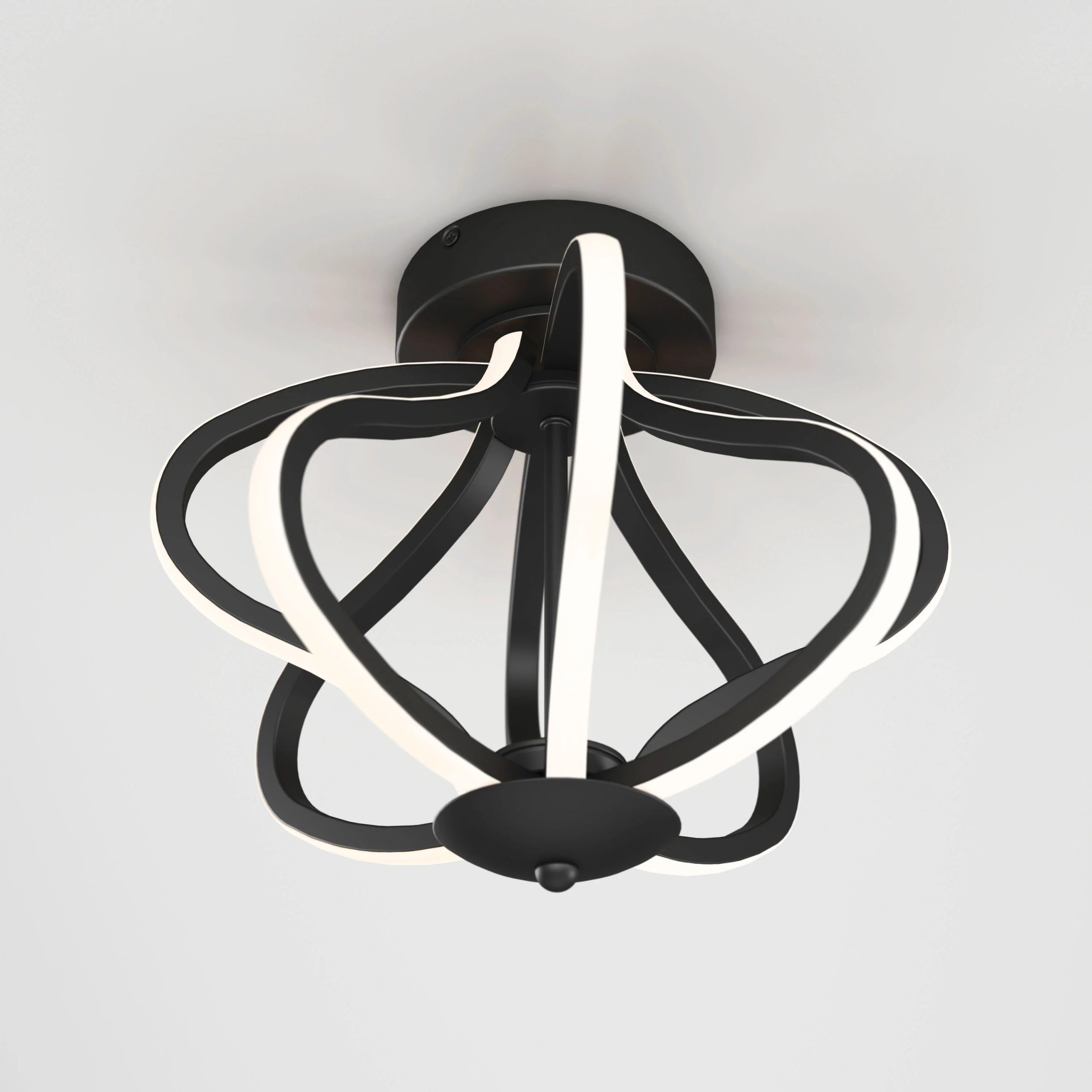 Artika Meridian 12 in. (31 cm) Modern LED Flush Mount Ceiling Light - Image 4