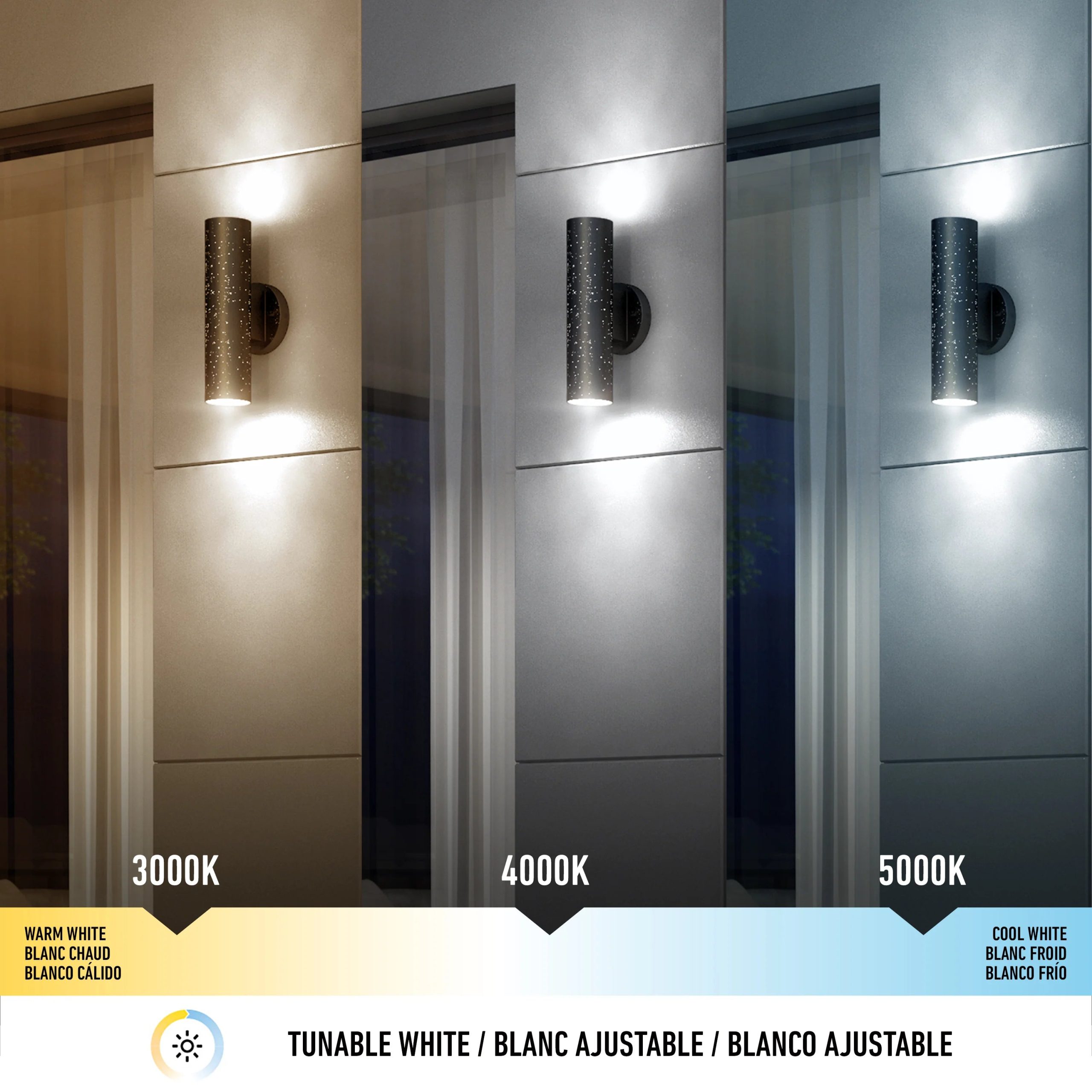 Artika Cosmic indoor-outdoor LED wall light 3 CCT - Image 7