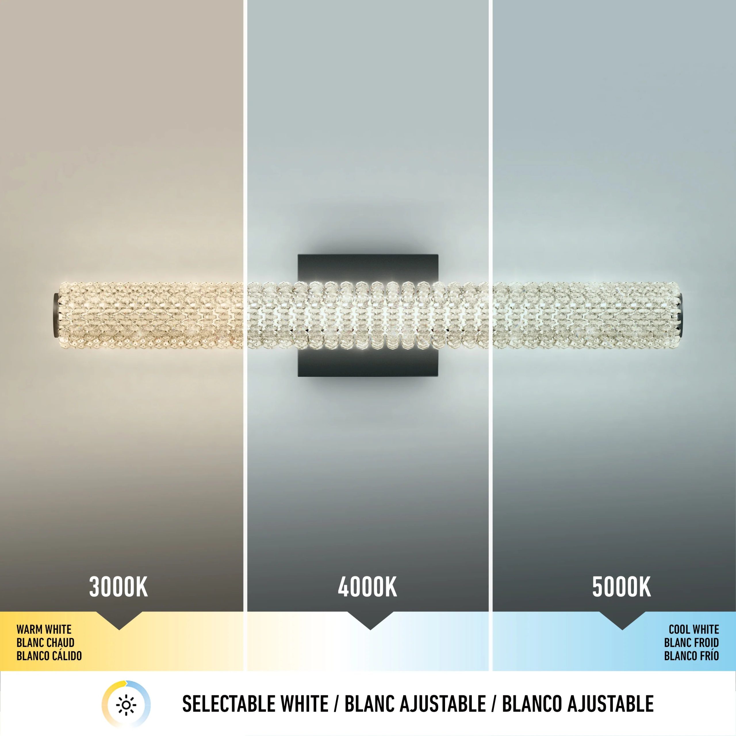 Artika Exalto 27-in (69 cm) Integrated LED Vanity Light Bar for Bathroom - Image 8