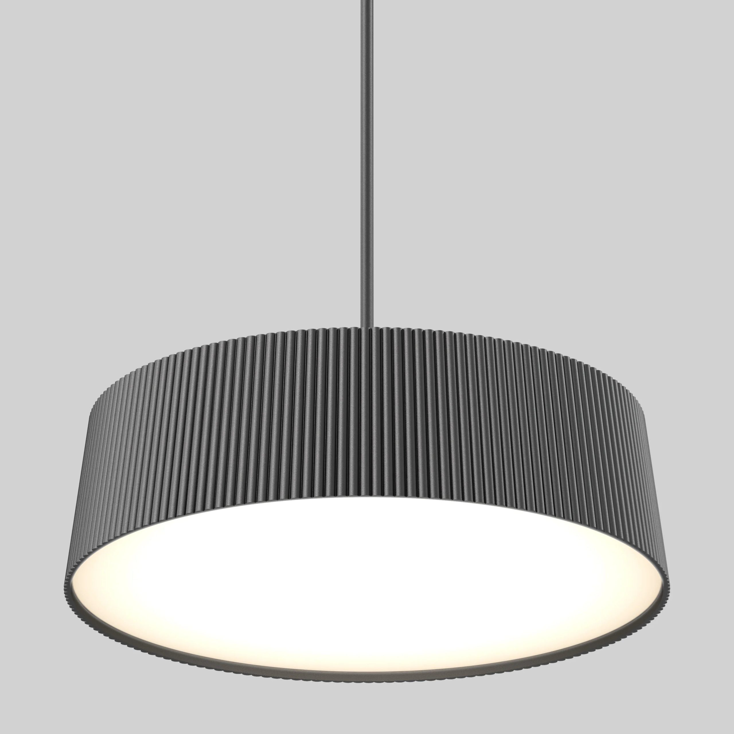 Artika Groove Drum LED contemporary pendant light 3 CCT - Image 2
