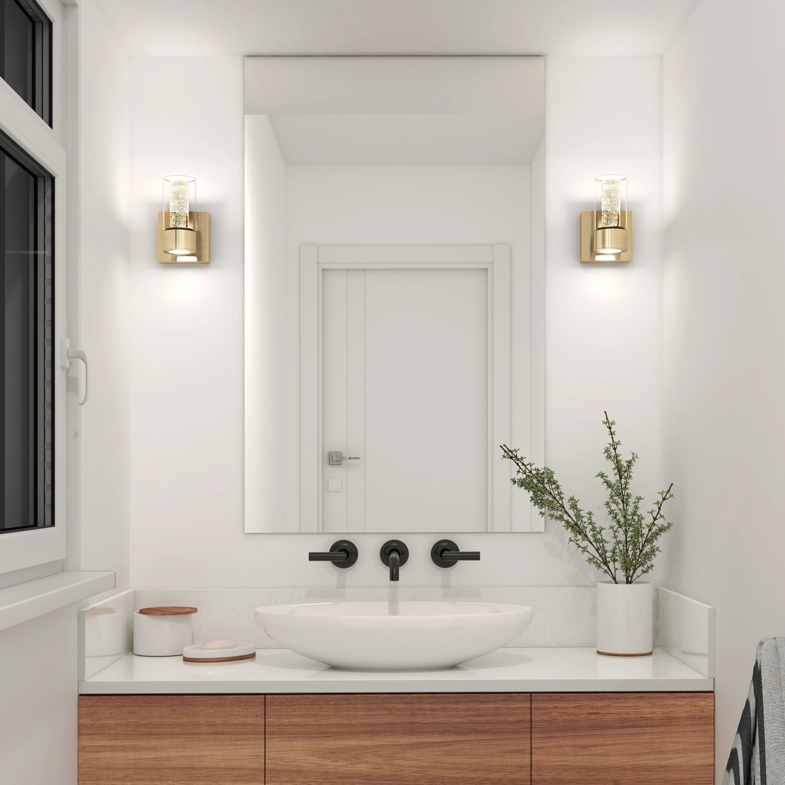 Artika Essence 4-in (11 cm) 1-Light Modern LED Vanity Light for Bathroom - Image 34