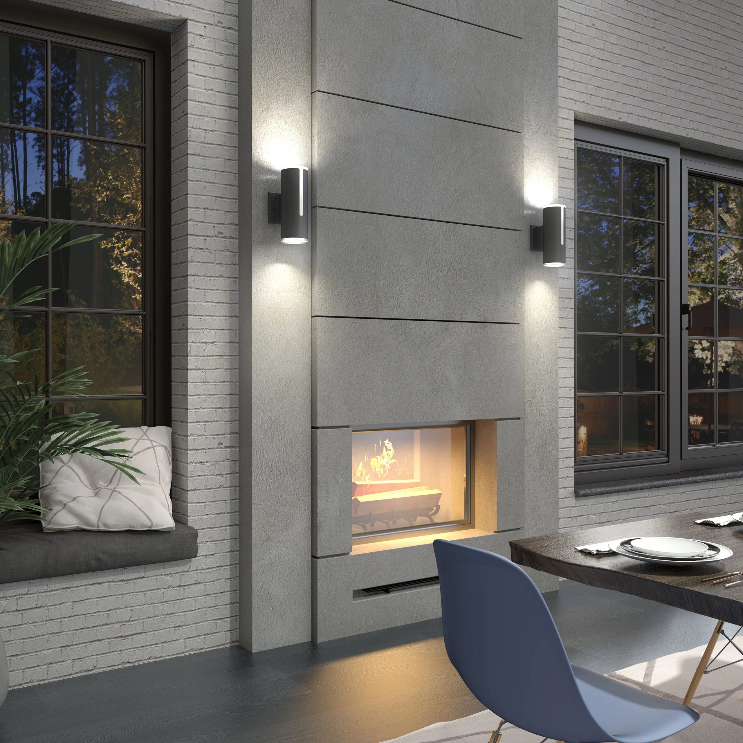 Artika Linea modern indoor-outdoor LED wall light - Image 10