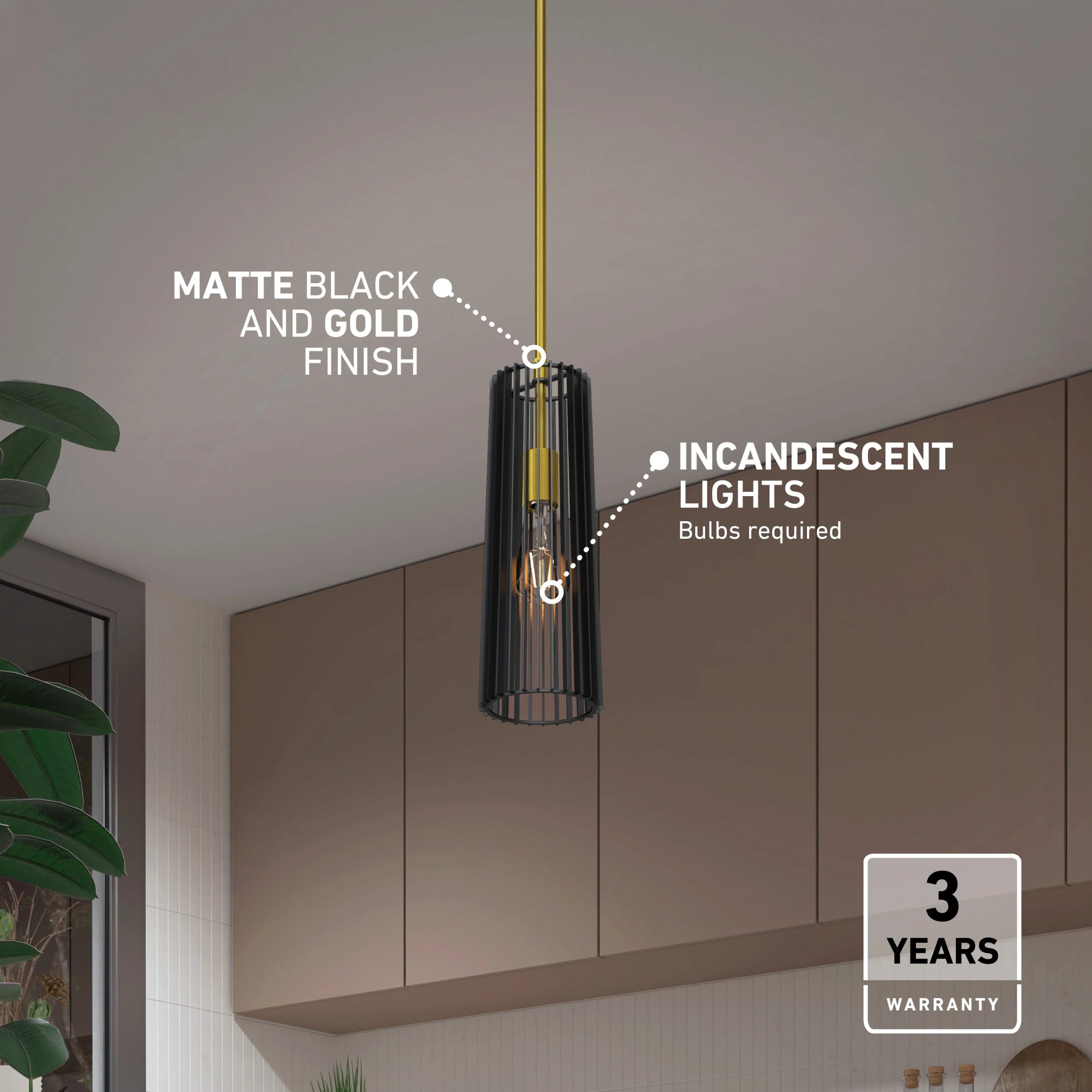 Artika Gatsby Minis modern mid-century pendant light - Image 15