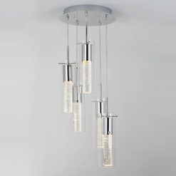 Artika Bubble Swirl 5-light LED pendant light