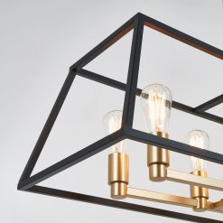Artika Carter Long 8-light LED chandelier