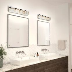 Alternative view of Artika Bubble Cube 24-in (61 cm) 4-Light Modern LED Vanity Light Bar for Bathroom