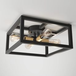 Artika Princeton 4-light 15 in. (38 cm) LED Flush Mount Ceiling Light