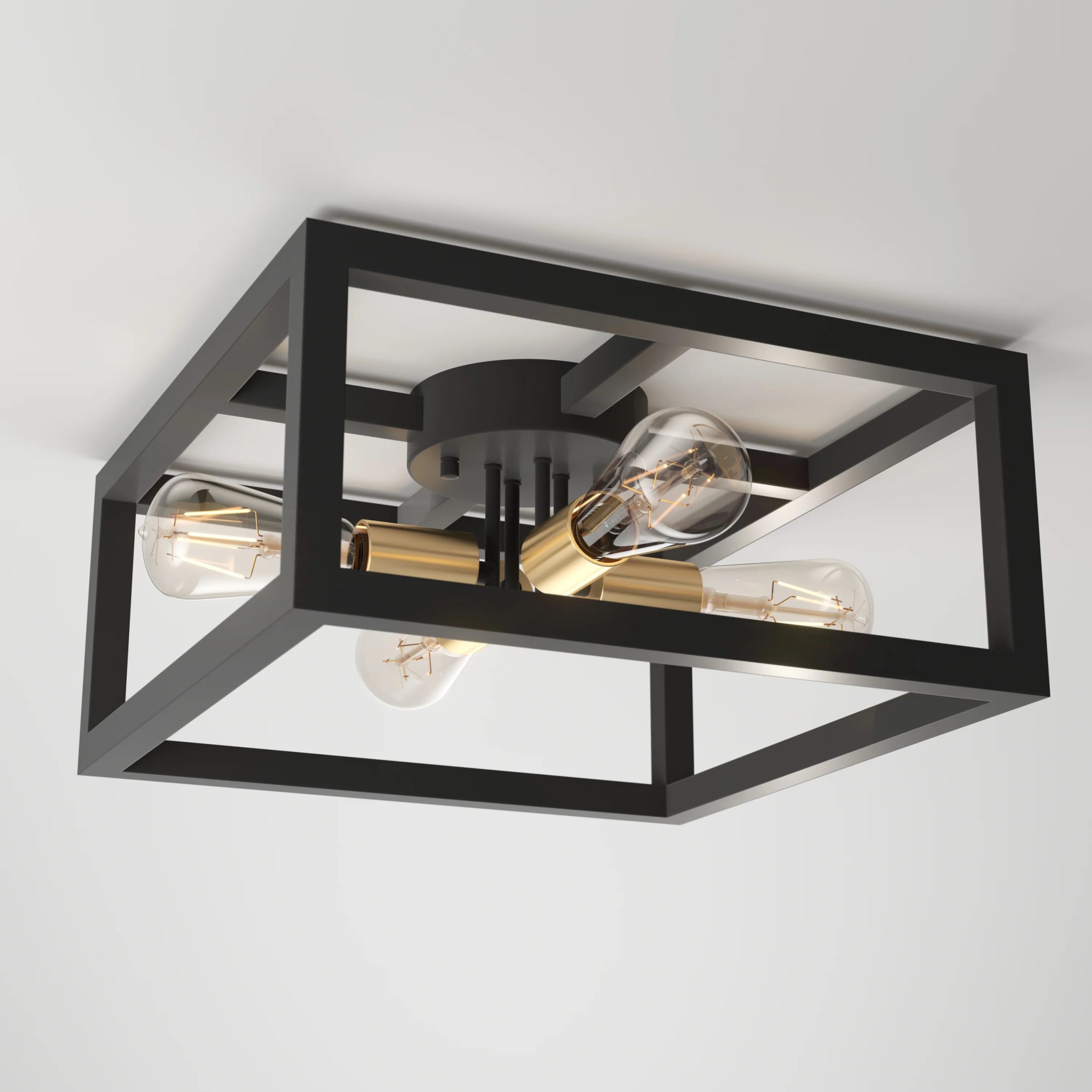 Artika Princeton 4-light 15 in. (38 cm) LED Flush Mount Ceiling Light