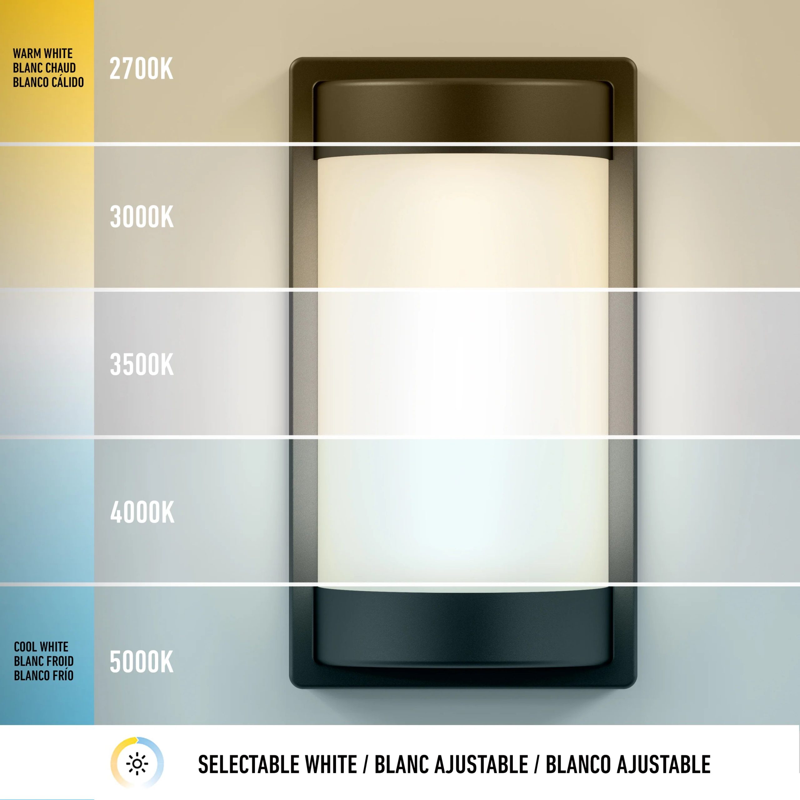 Artika Fogo modern LED indoor-outdoor wall light 5 CCT - Image 7