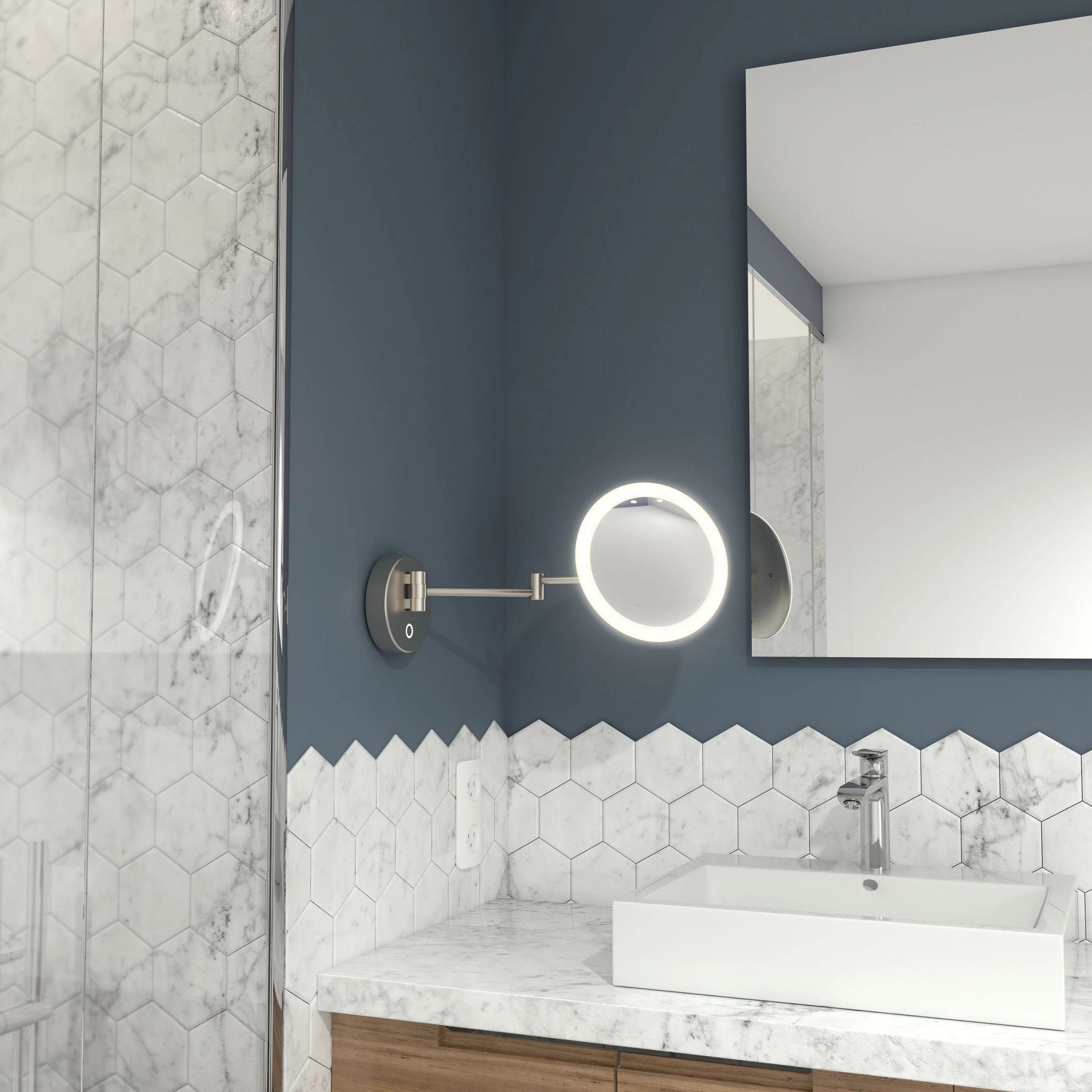 Artika Radia 9 in. (23 cm) Cordless LED Cosmetic Mirror - Image 11
