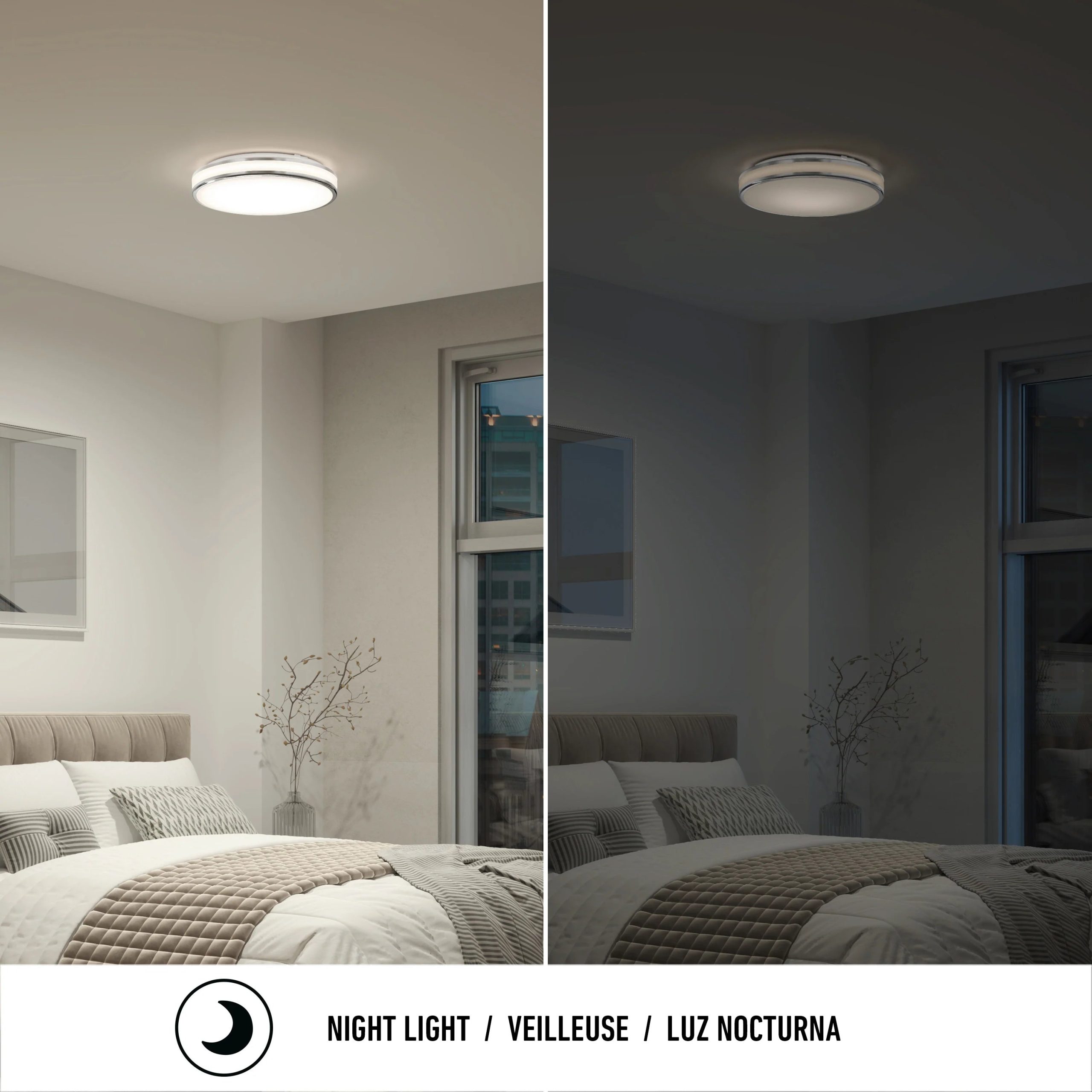 Artika Hemisphere 15 in. (38 cm) Modern LED Flush Mount Ceiling Light 5 CCT - Image 109