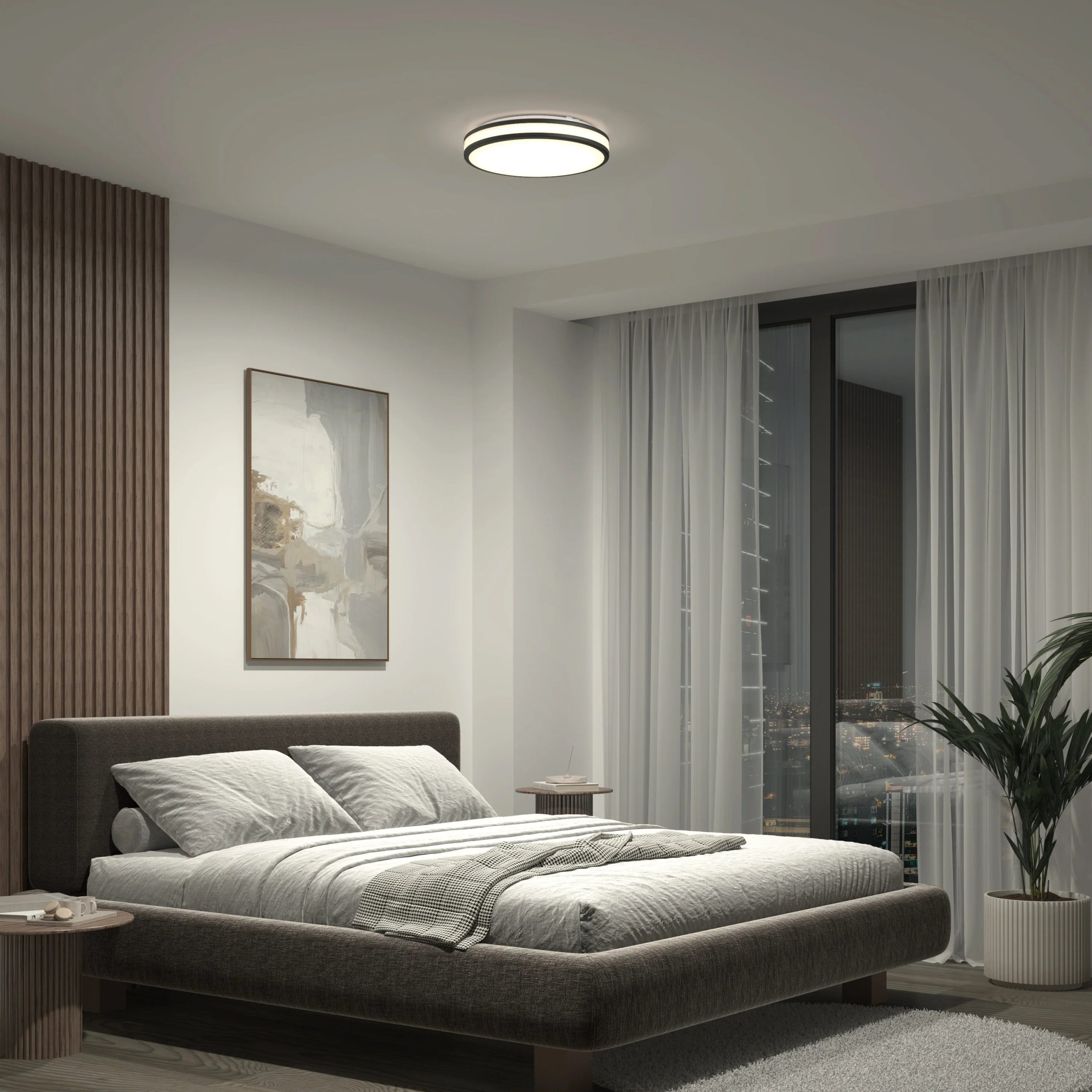 Artika Hemisphere 15 in. (38 cm) Modern LED Flush Mount Ceiling Light 5 CCT - Image 46