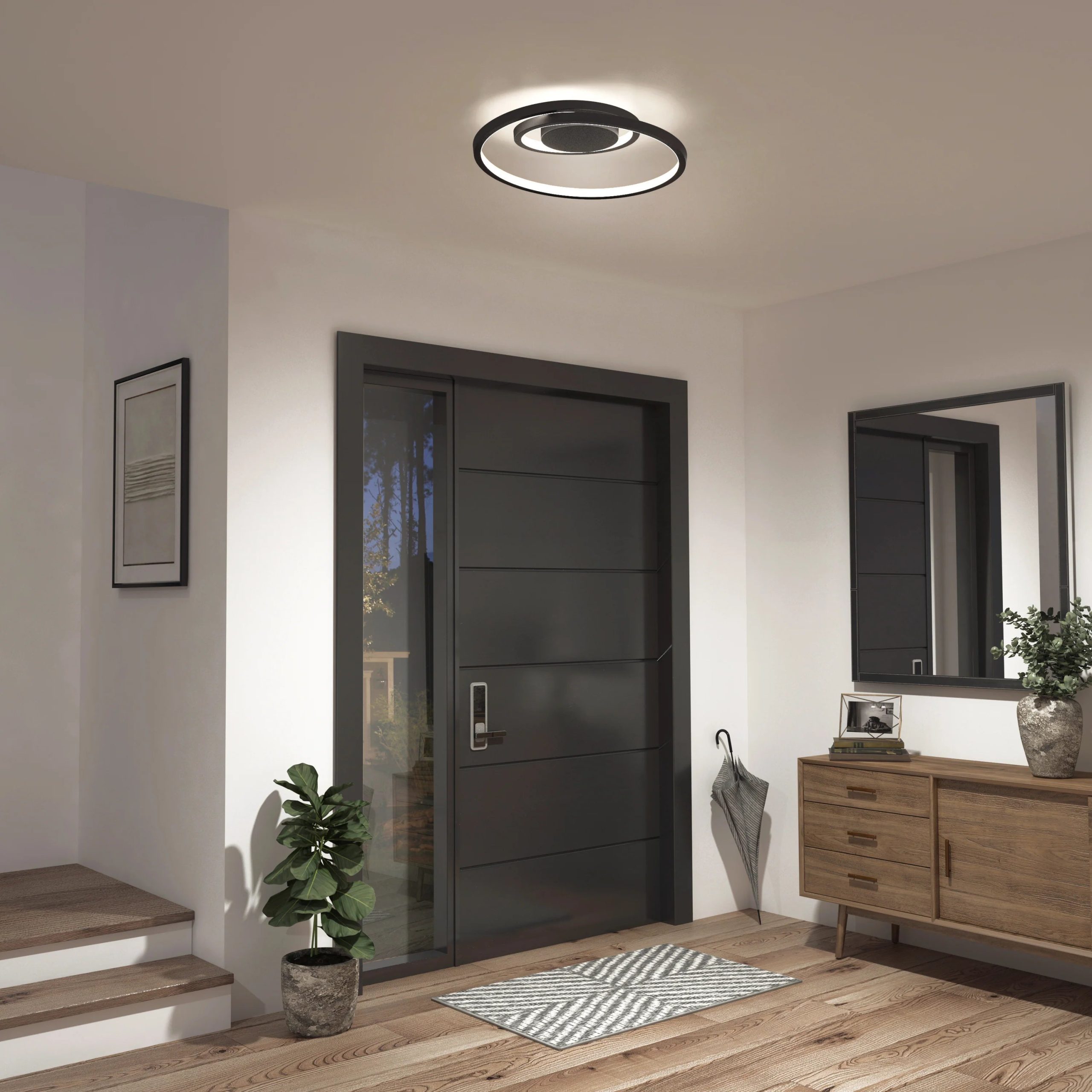 Artika Salto 14 in. (36 cm) Modern LED Flush Mount Ceiling Light - Image 8