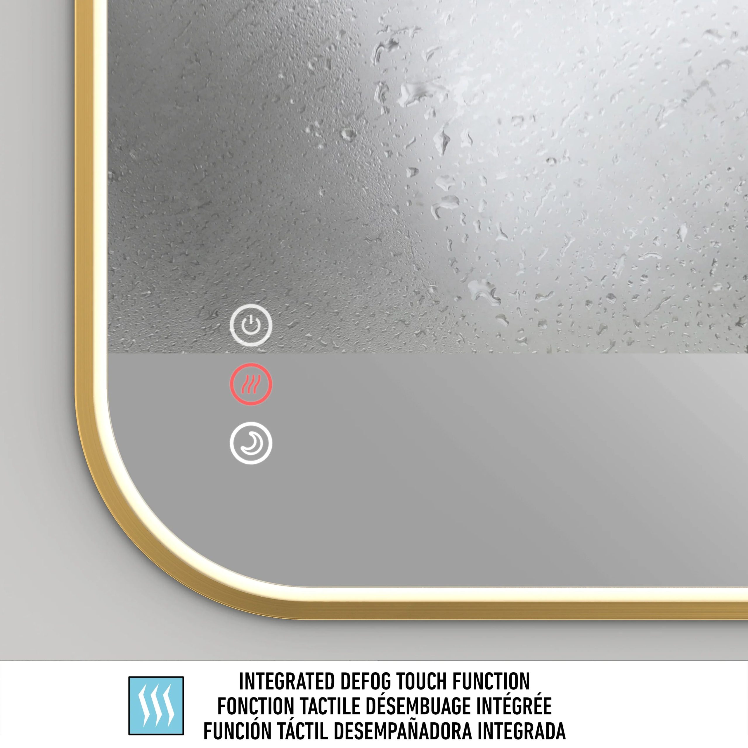Artika Royce 24 in. x 32 in. (61 x 81 cm) Dimmable Anti-Fog LED Mirror - Image 12