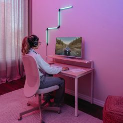 Alternative view of Artika Fitch smart foldable RGB LED gaming floor lamp