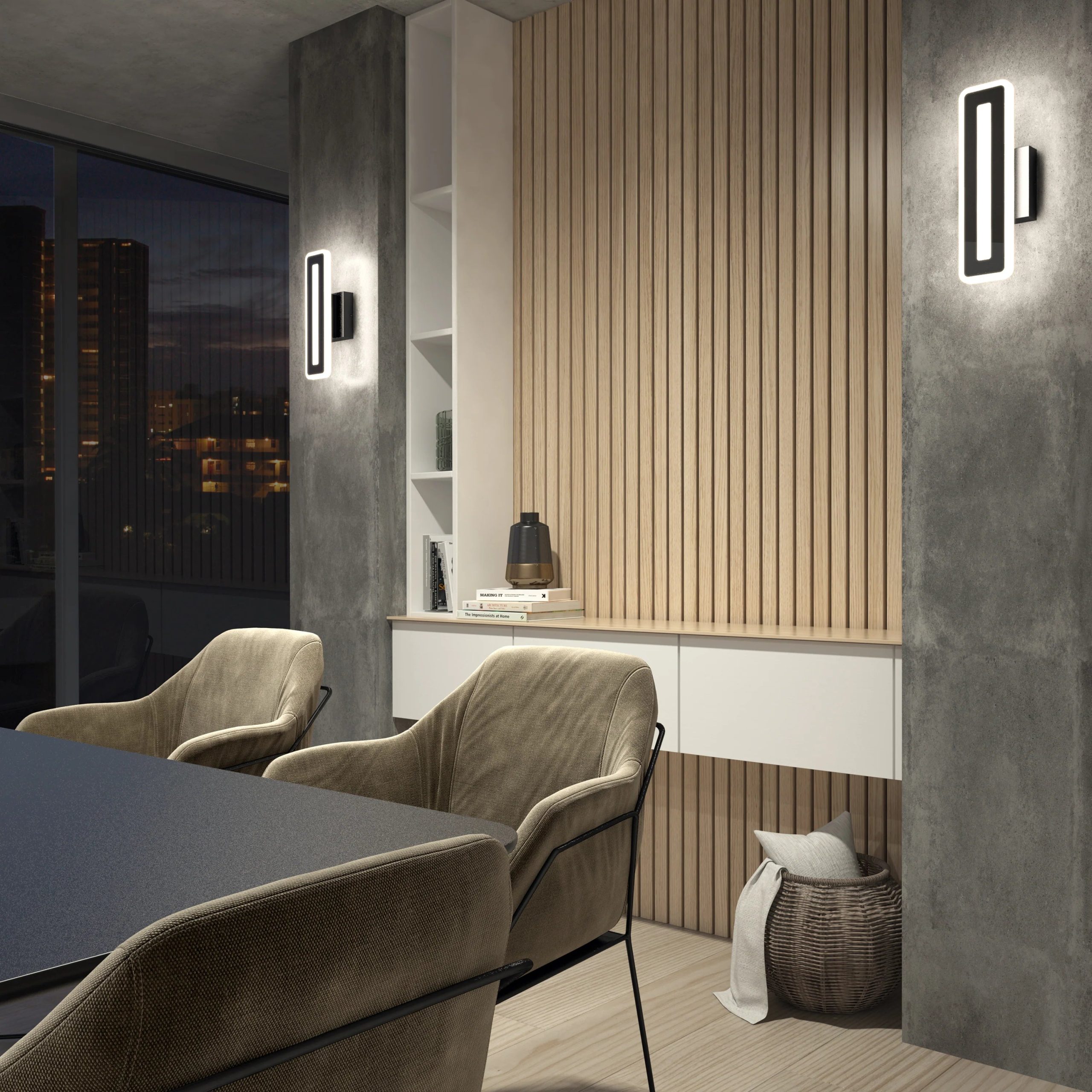 Artika Evasion modern indoor-outdoor LED wall light 3 CCT - Image 8