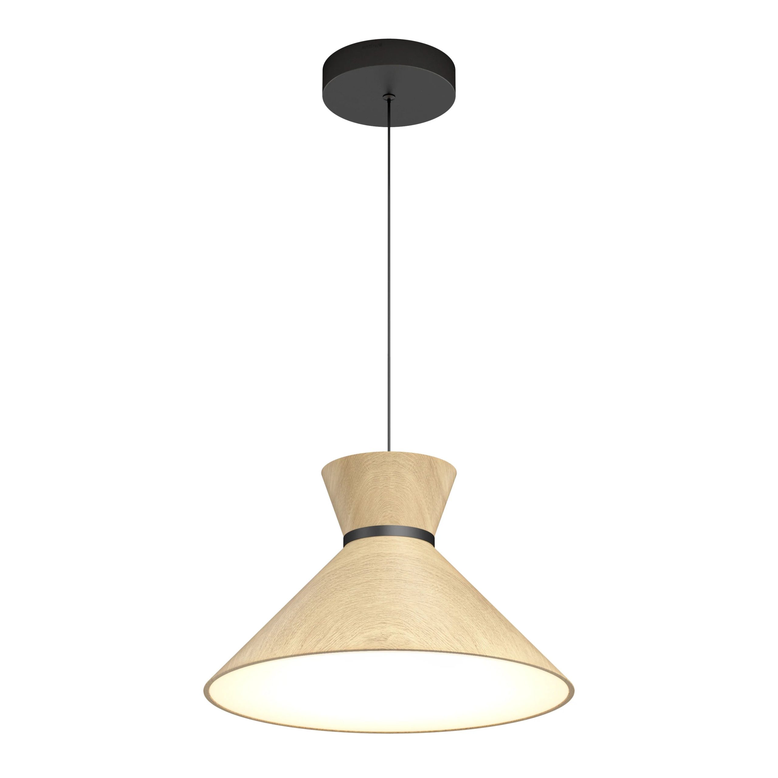 Artika Inoa LED pendant light 5 CCT black and wood - Image 10
