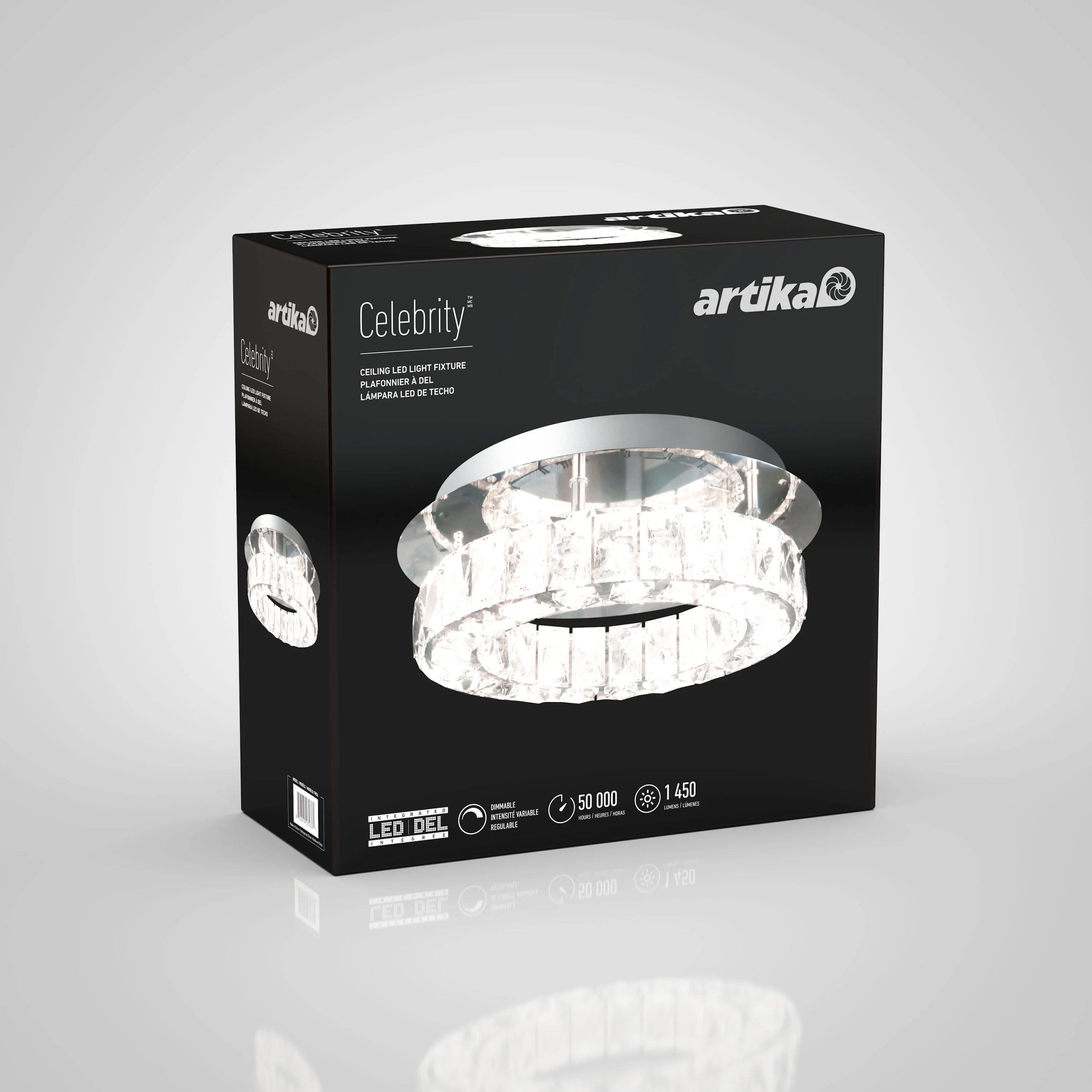 Artika Celebrity 14s in. (35 cm) LED Flush Mount Ceiling Light - Image 6