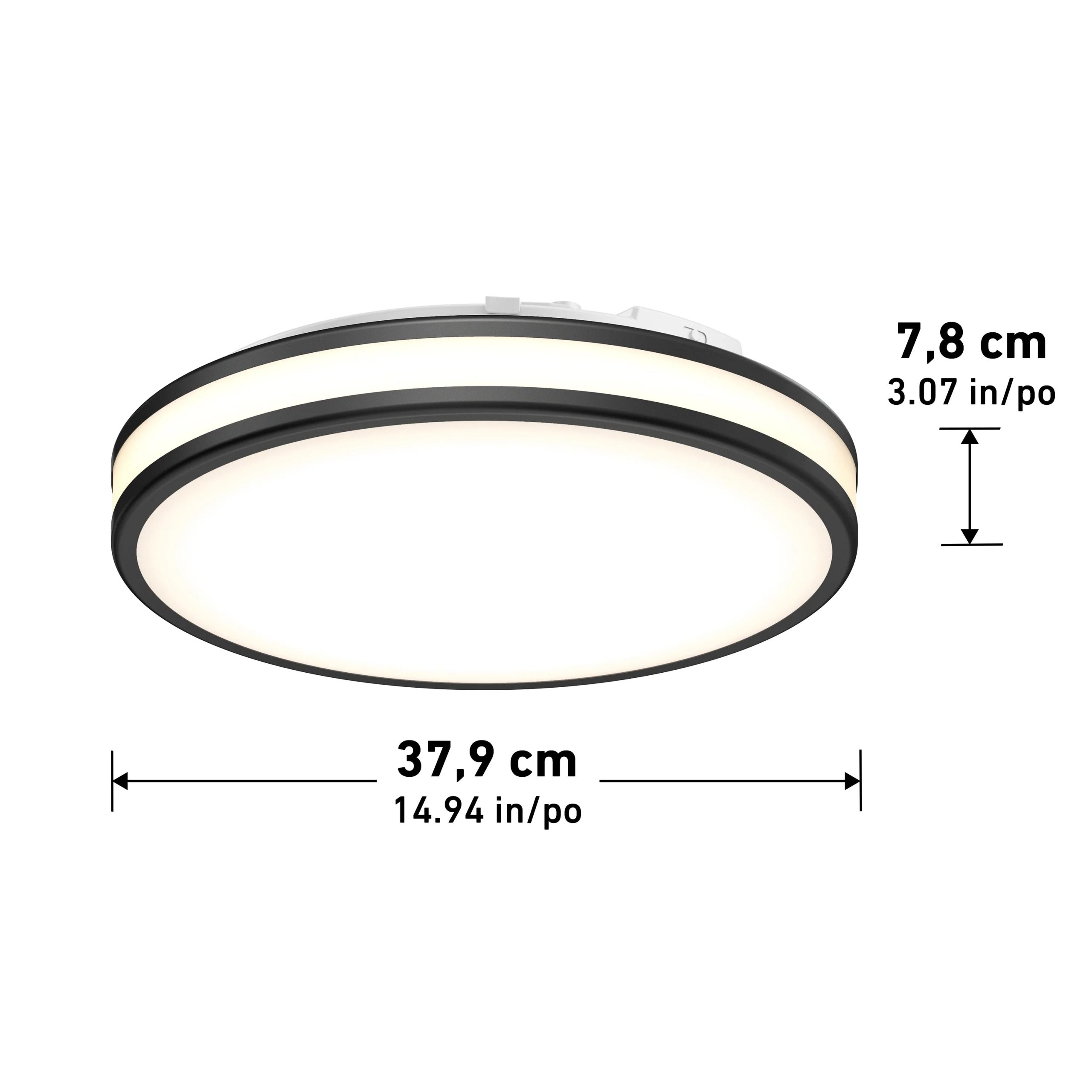 Artika Hemisphere 15 in. (38 cm) Modern LED Flush Mount Ceiling Light 5 CCT - Image 54