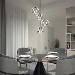 Alternative view of Artika Vivaldi LED 4-light pendant