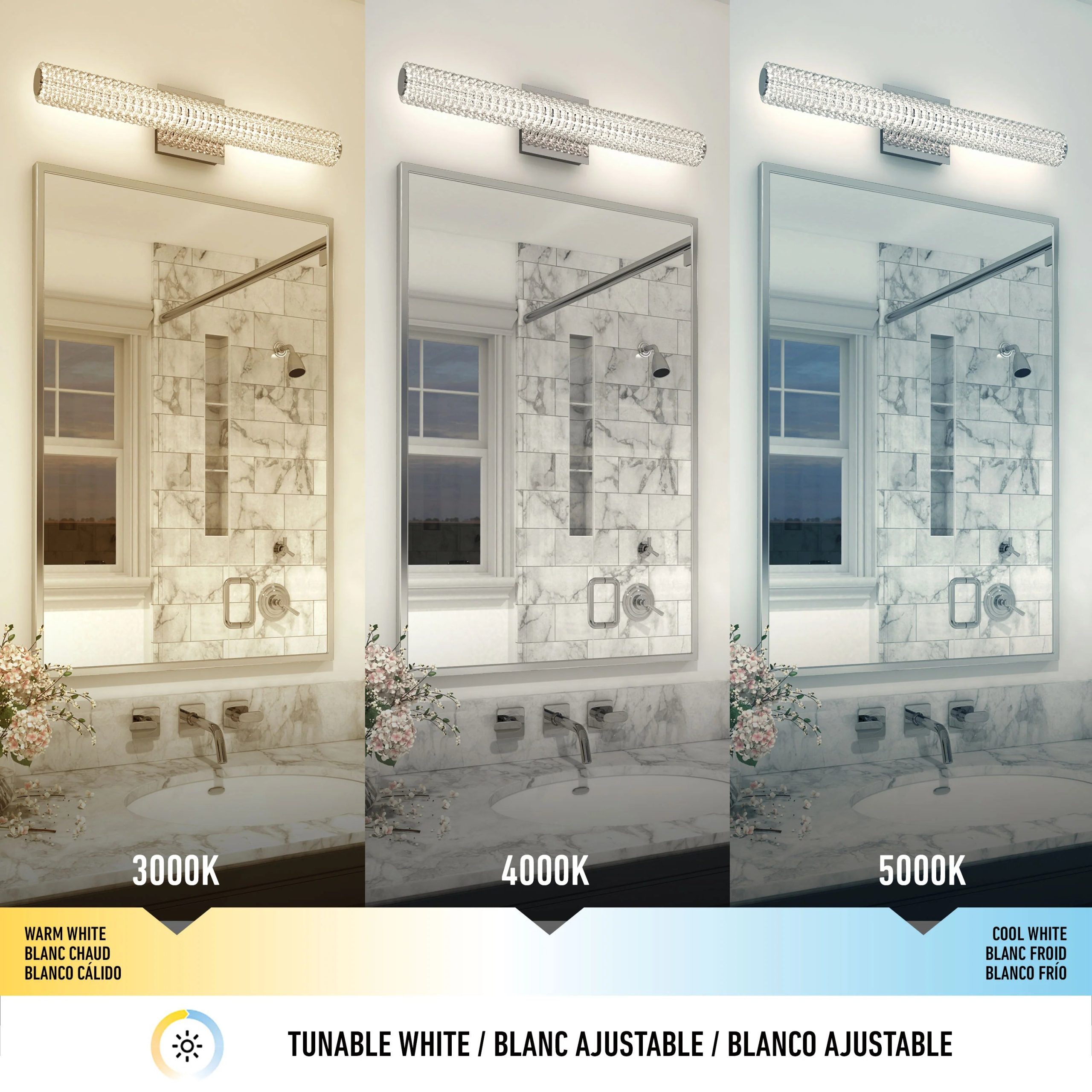 Artika Exalto 27-in (69 cm) Integrated LED Vanity Light Bar for Bathroom - Image 20
