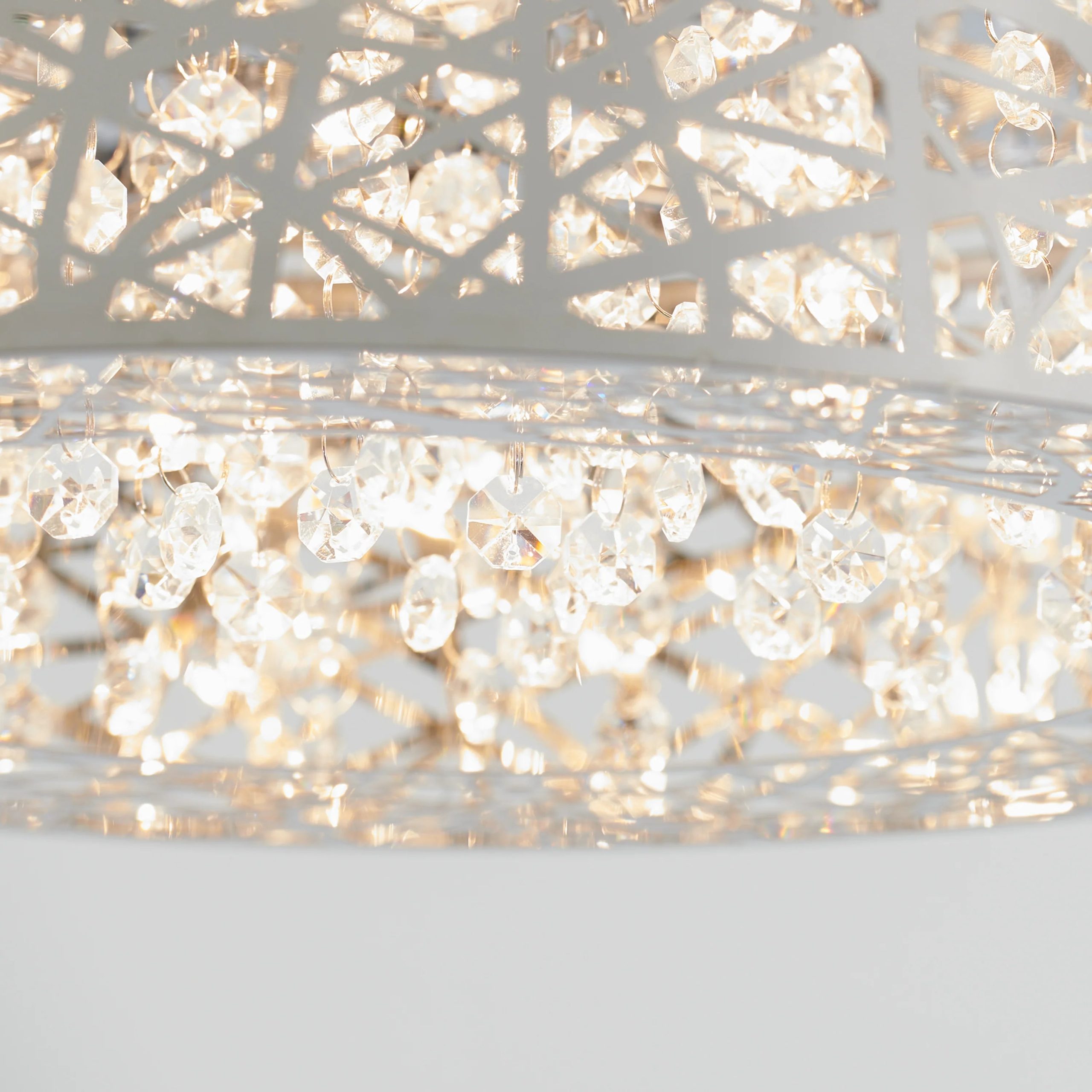 Artika Crystal Nest 15 in. (38 cm) LED Flush Mount Ceiling Light - Image 4