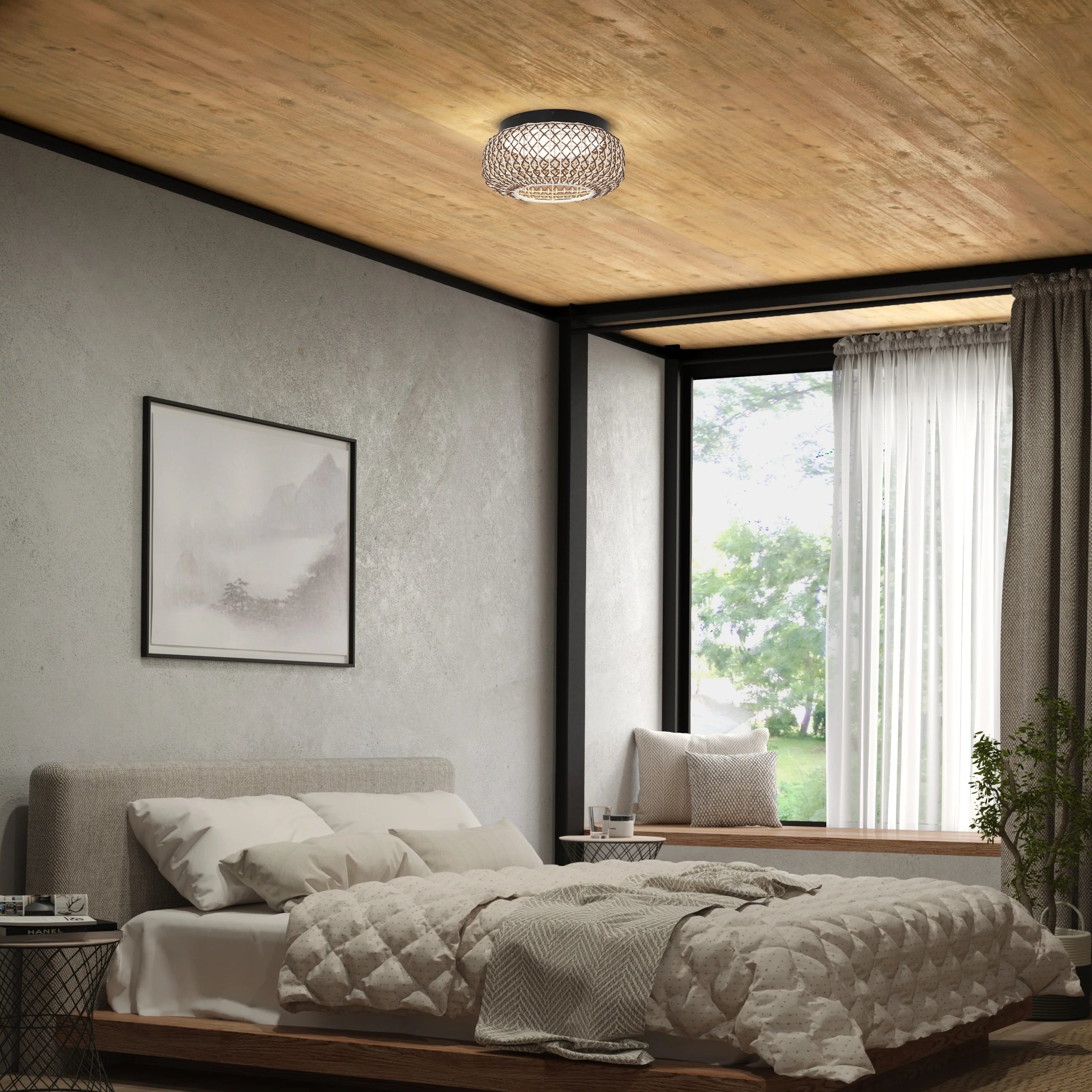 Artika Benson 15 in. (39 cm) Modern LED Flush Mount Ceiling Light 5 CCT - Image 7