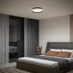 Alternative view of Artika Aston 15 in. (39 cm) Modern LED Flush Mount Ceiling Light 5 CCT