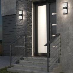 Alternative view of Artika Mazza Frosted indoor-outdoor LED wall light
