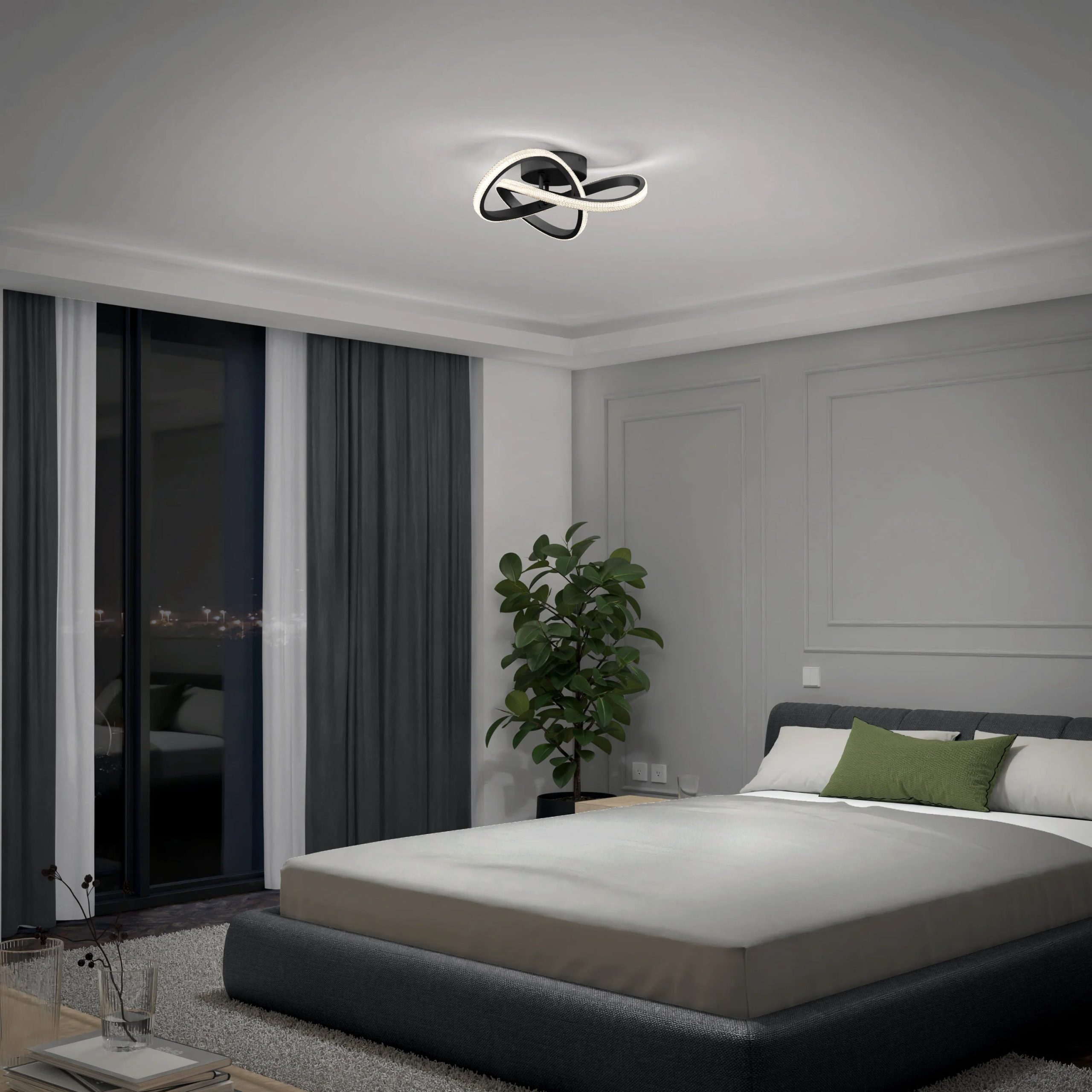 Artika Morgan 13 in. (32 cm) Modern LED Flush Mount Ceiling Light 5 CCT - Image 9