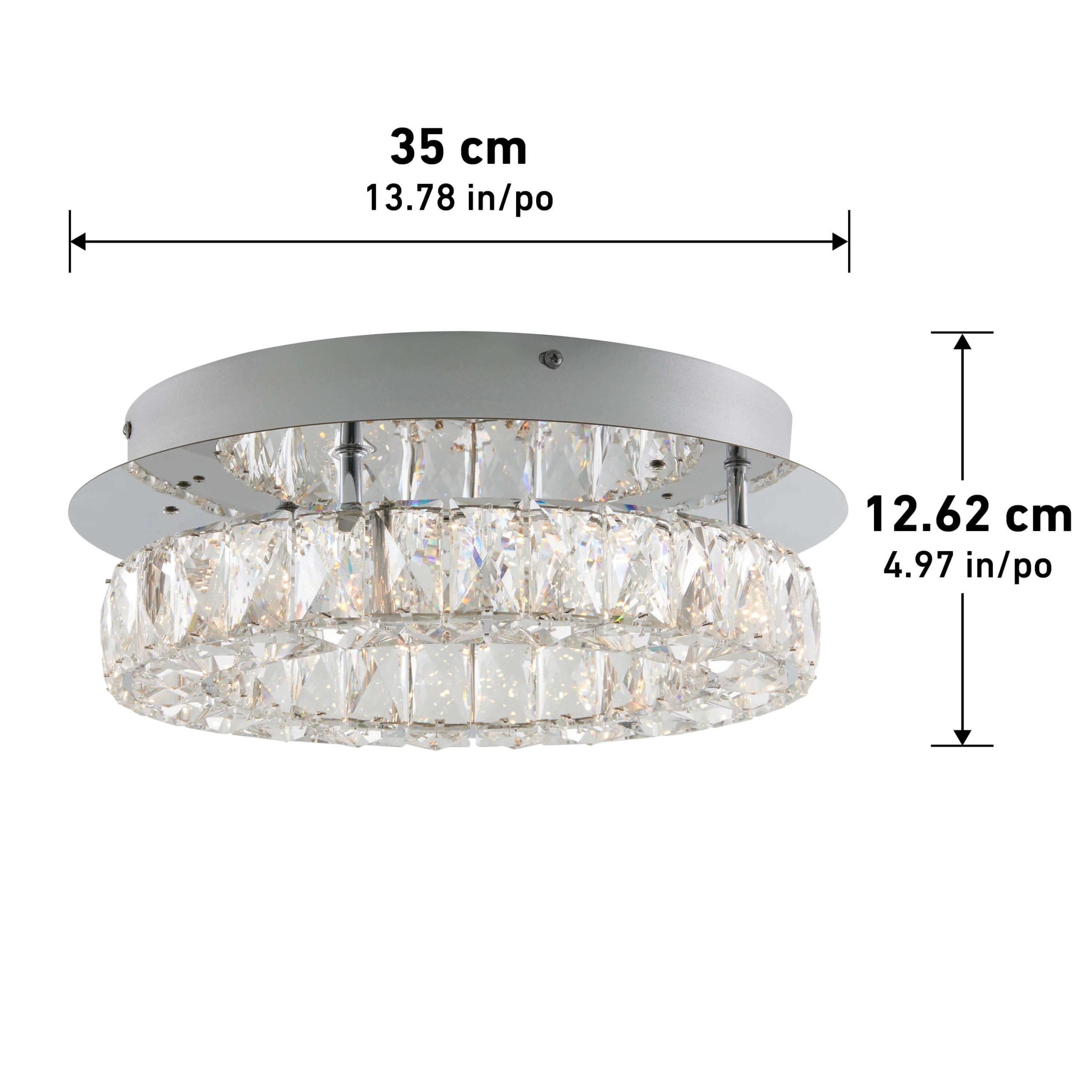 Artika Celebrity 14s in. (35 cm) LED Flush Mount Ceiling Light - Image 8