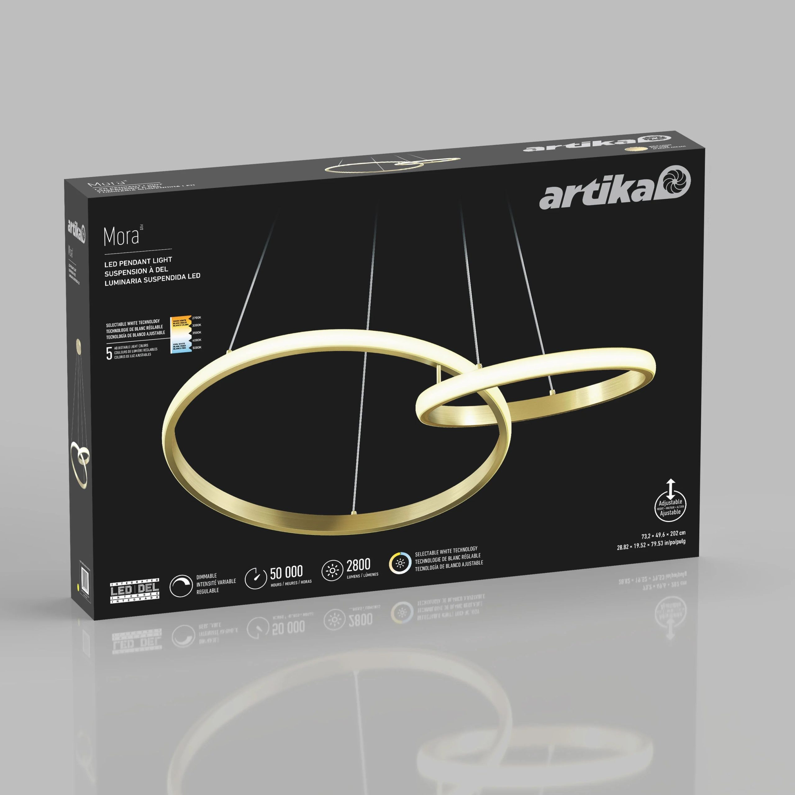 Artika Mora 28 LED Pendant, 5CCT - Image 48