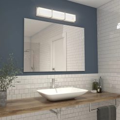 Alternative view of Artika Subway 27-in (69 cm) Integrated LED 3-CCT Vanity Light Bar for Bathroom