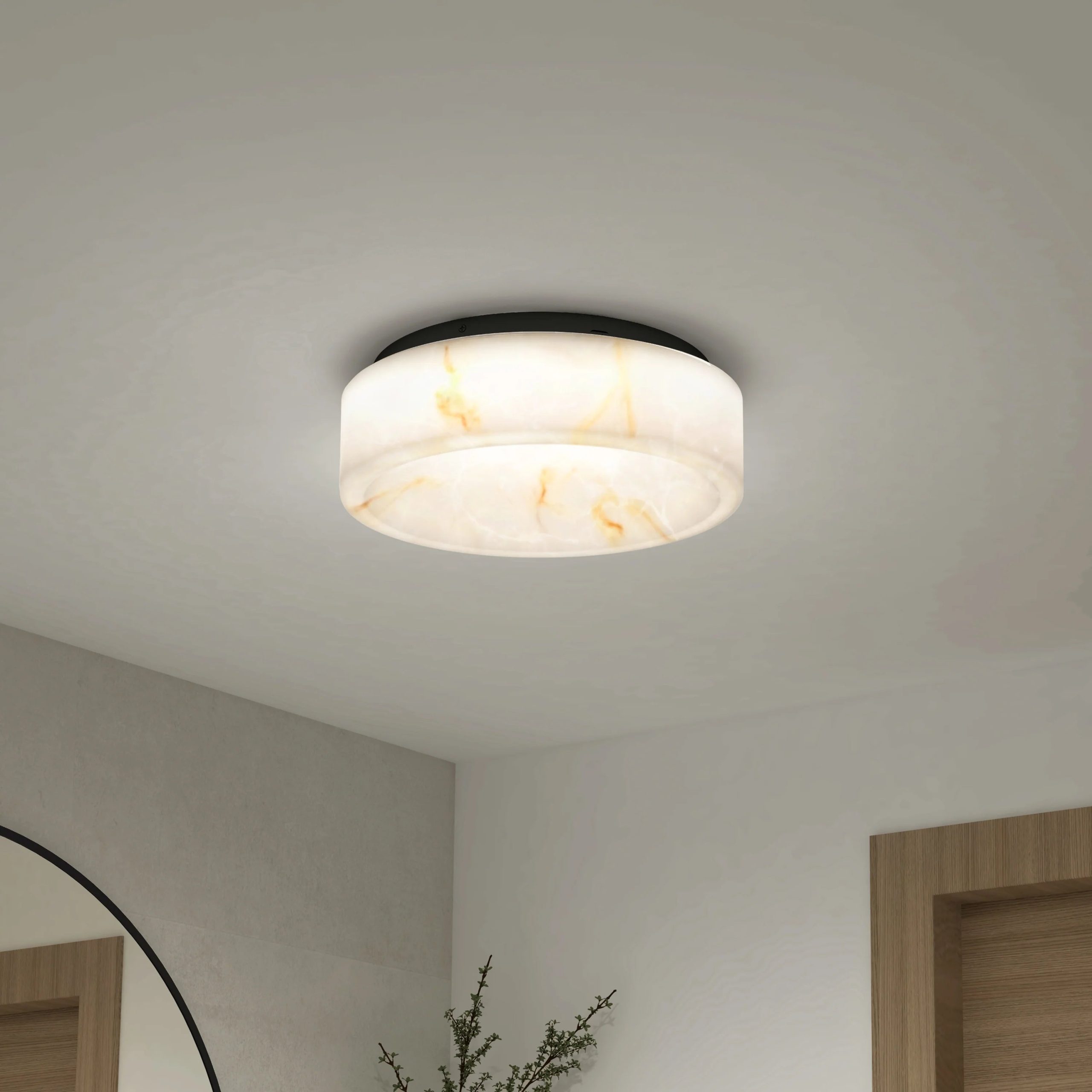 Artika Clifford 15 in. (39 cm) Modern LED Flush Mount Ceiling Light 5 CCT - Image 7