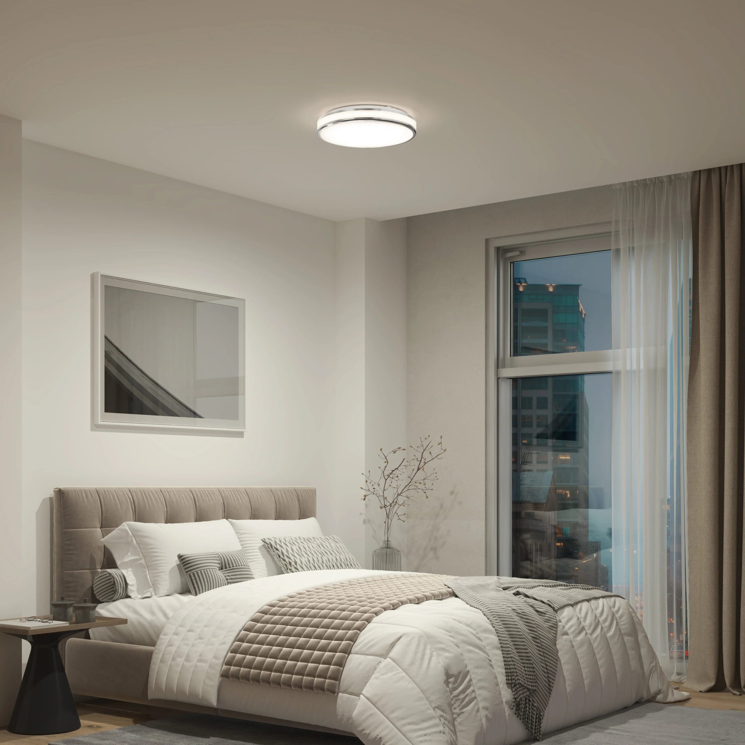 Artika Hemisphere 15 in. (38 cm) Modern LED Flush Mount Ceiling Light 5 CCT - Image 4